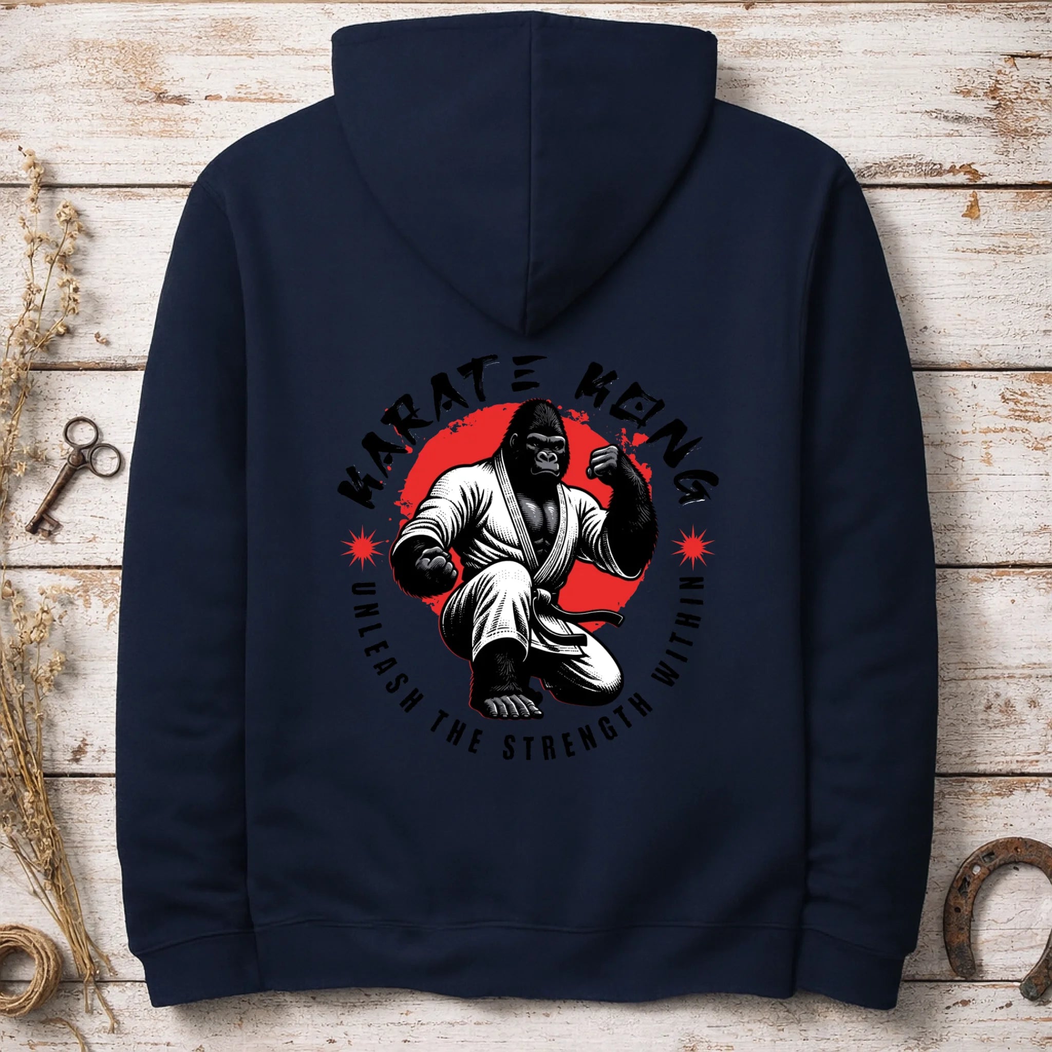 KARATE (výběr ze 2 motivů) dětská mikina s kapucí