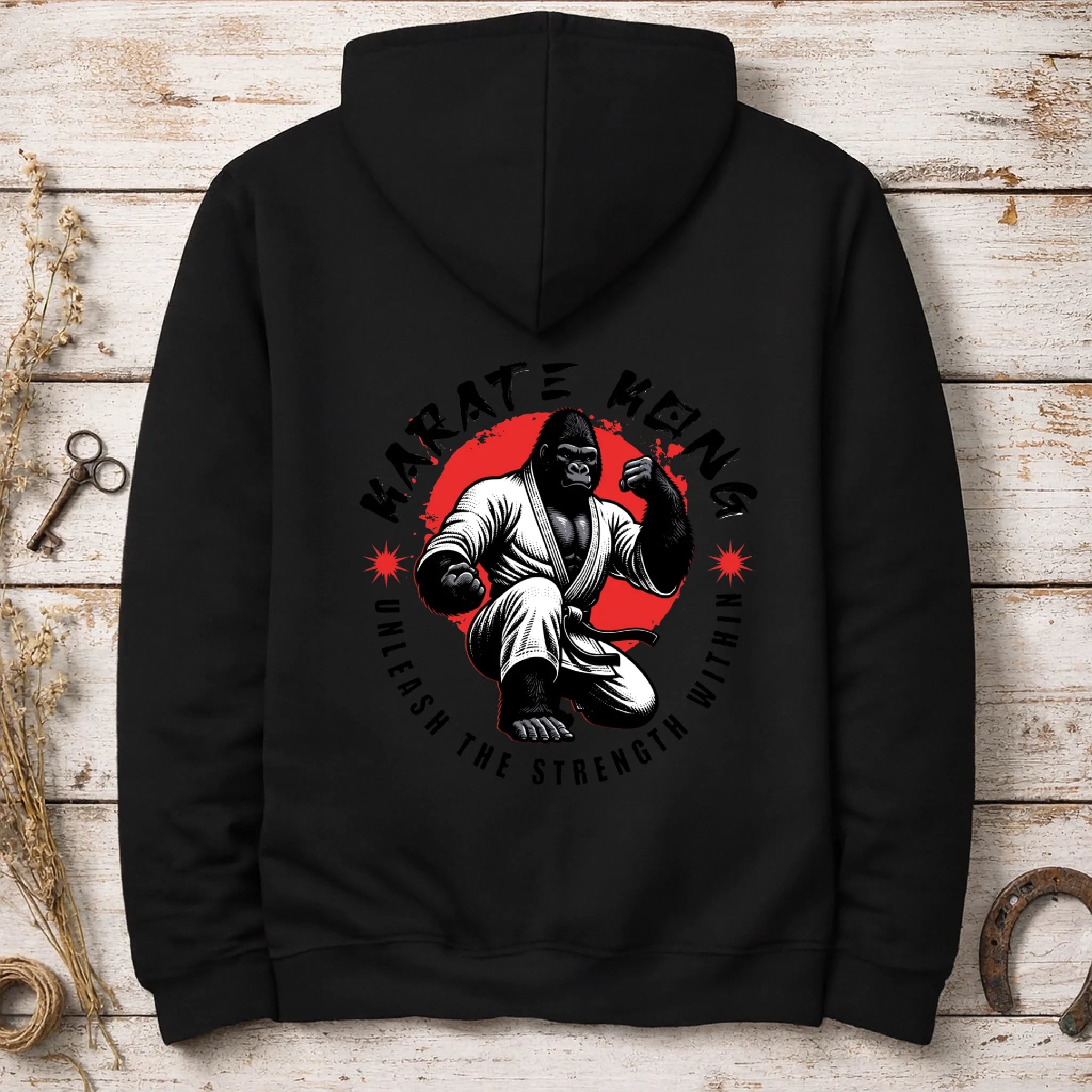 KARATE (výběr ze 2 motivů) dětská mikina s kapucí