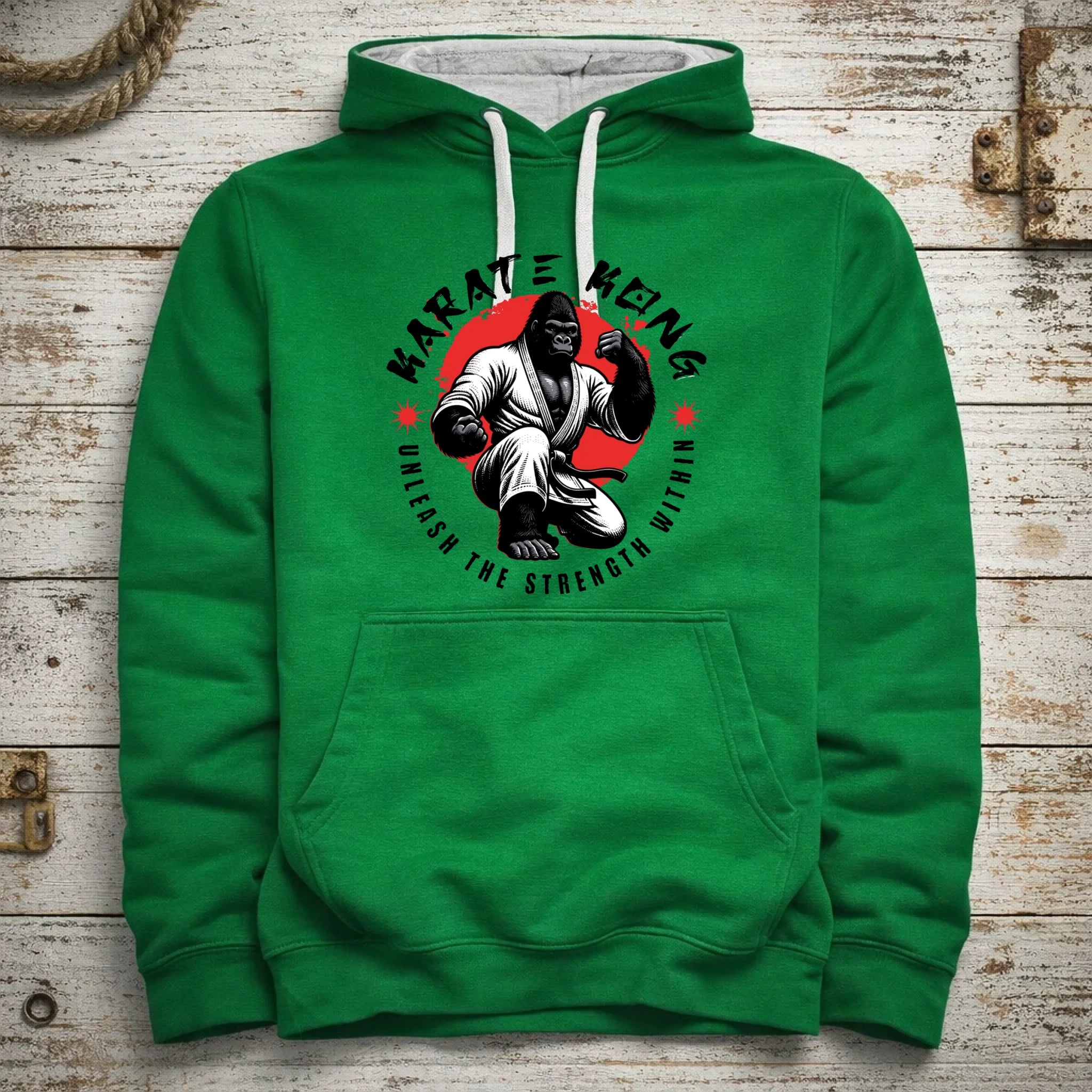 KARATE (výběr ze 2 motivů) pánská mikina s kapucí