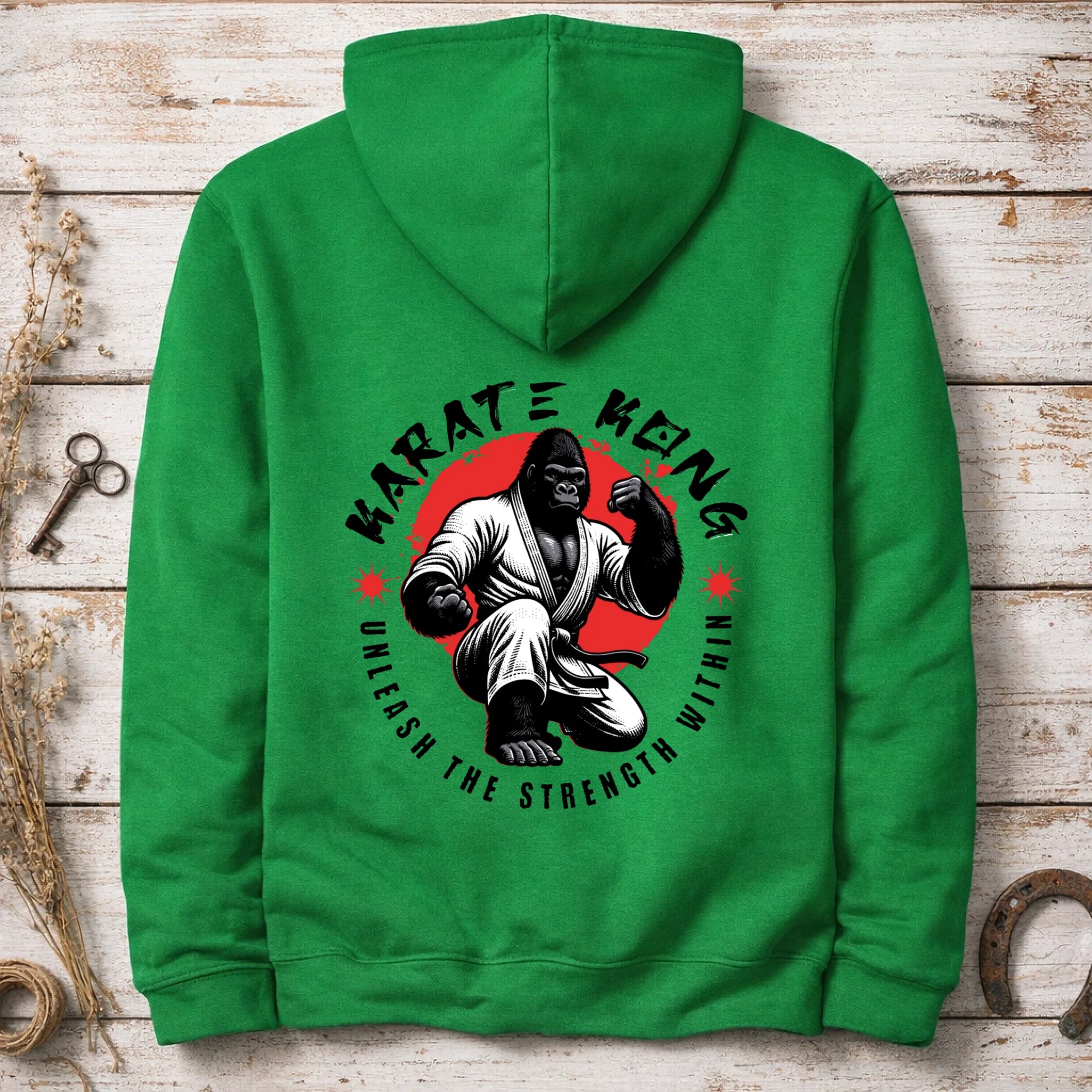 KARATE (výběr ze 2 motivů) pánská mikina s kapucí