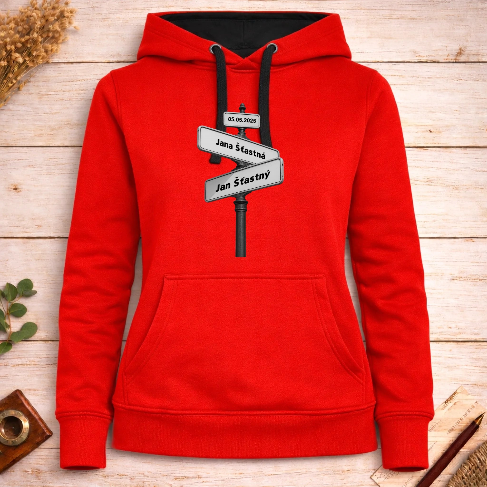 OD TOHO DNE JSME SPOLU dámská mikina s kapucí