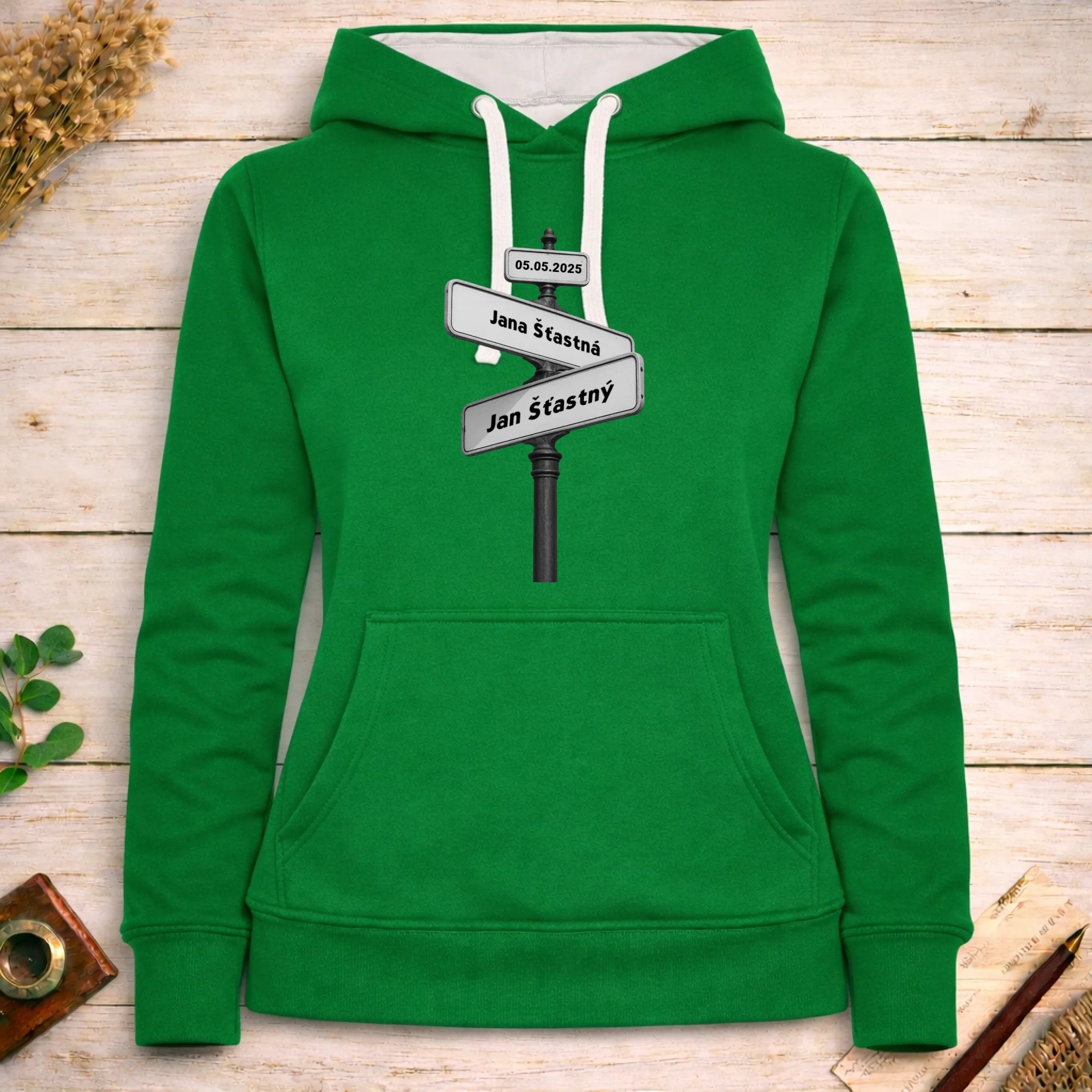 OD TOHO DNE JSME SPOLU dámská mikina s kapucí