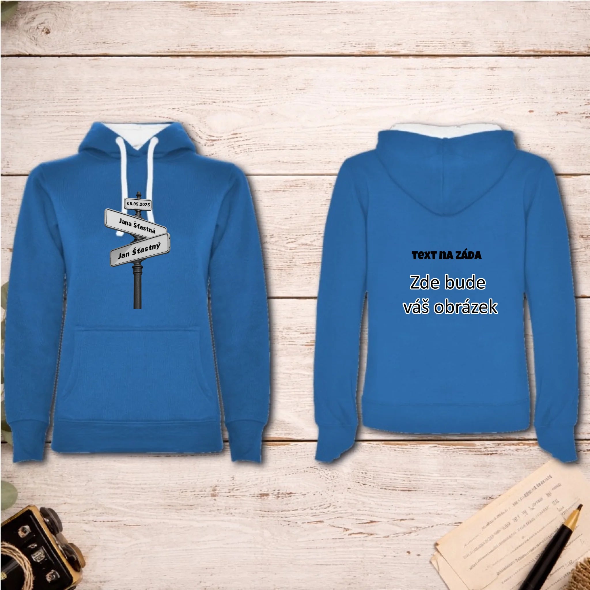 OD TOHO DNE JSME SPOLU dámská mikina s kapucí