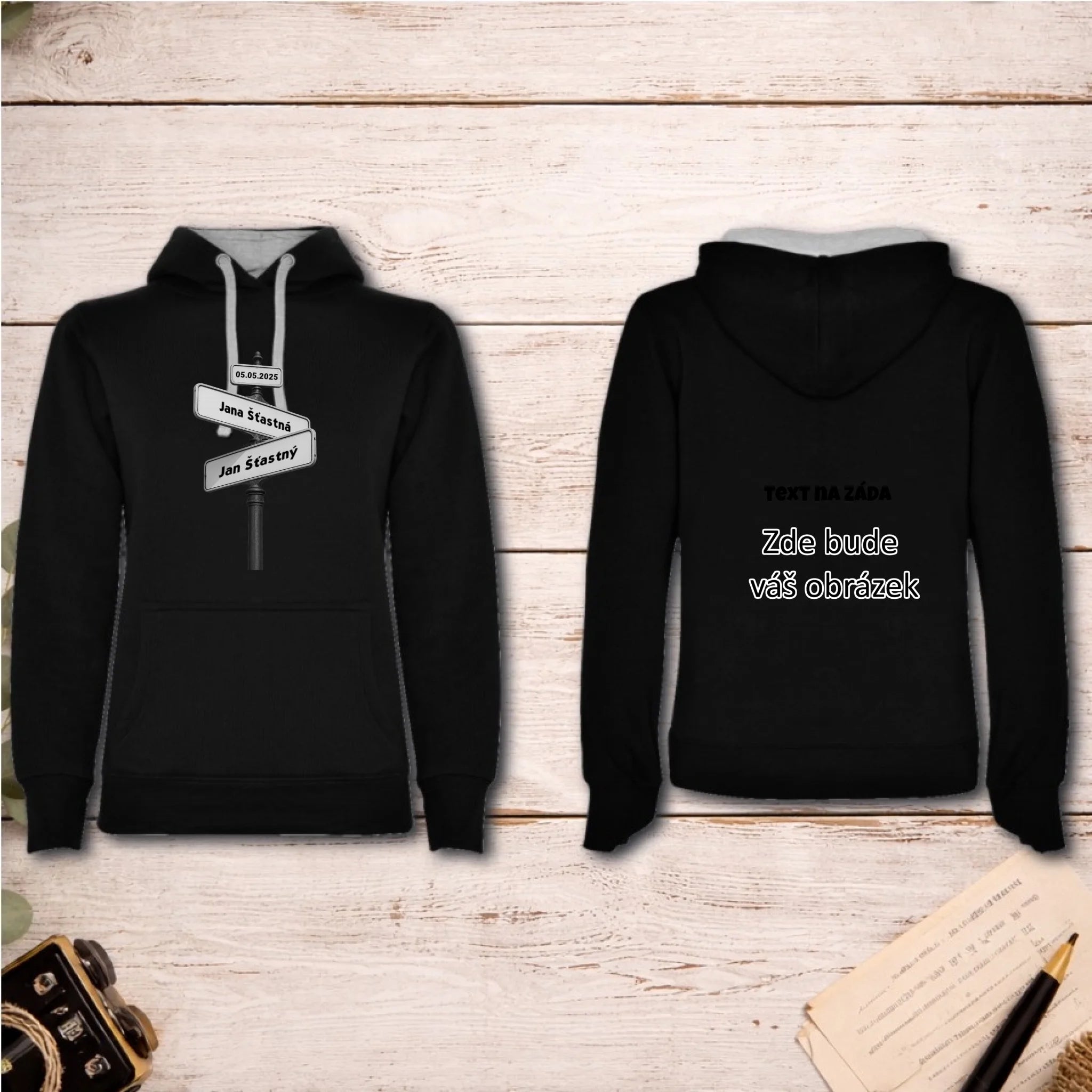 OD TOHO DNE JSME SPOLU dámská mikina s kapucí