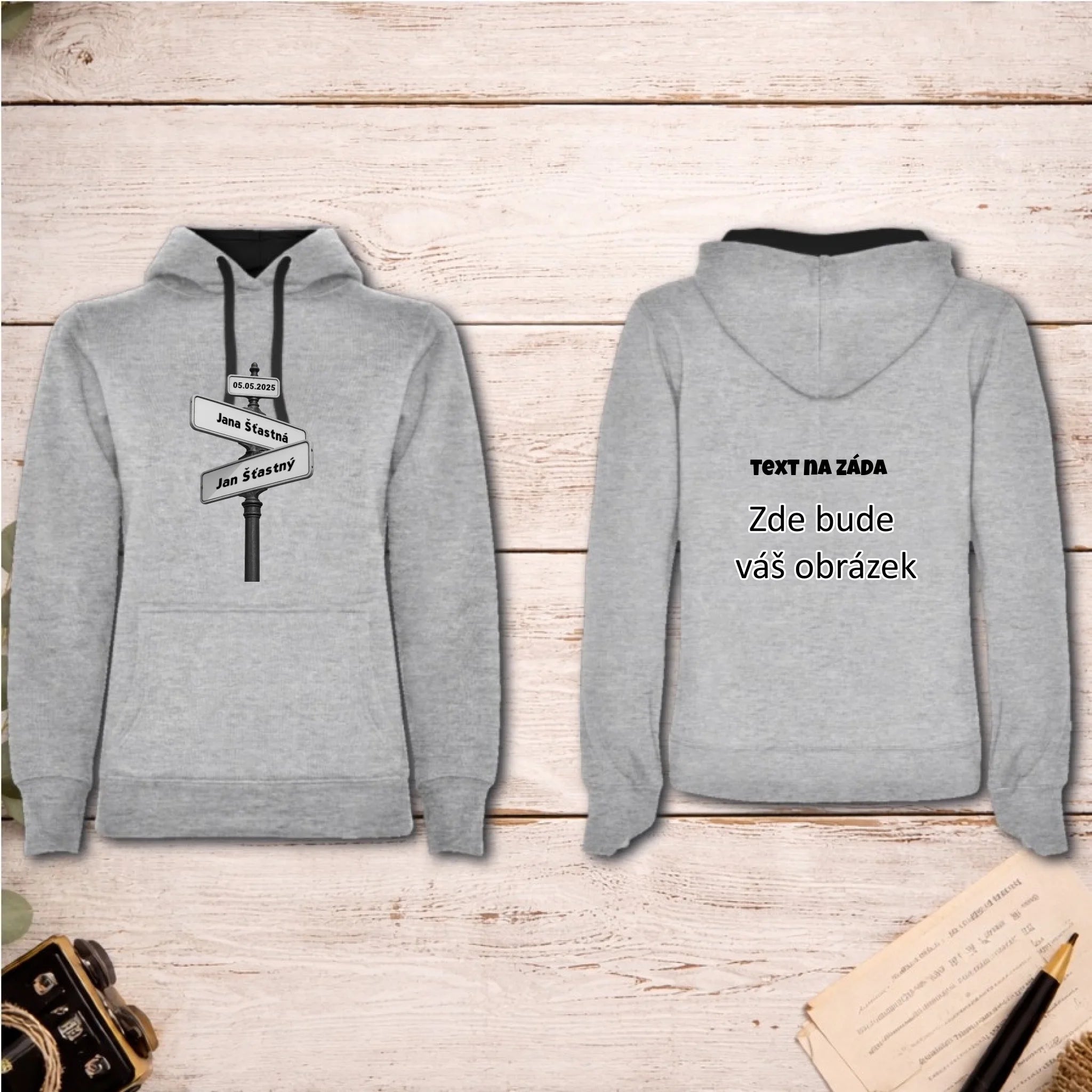 OD TOHO DNE JSME SPOLU dámská mikina s kapucí