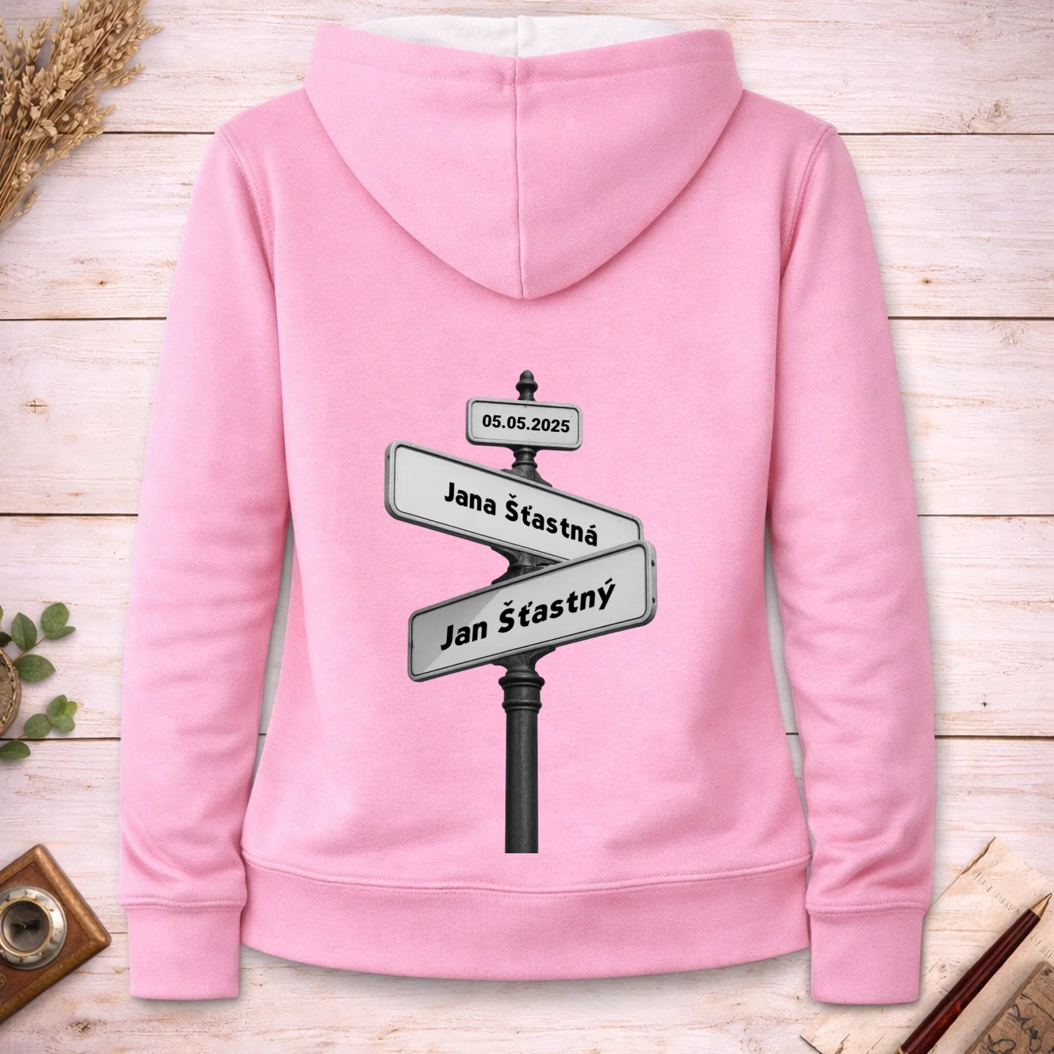 OD TOHO DNE JSME SPOLU dámská mikina s kapucí