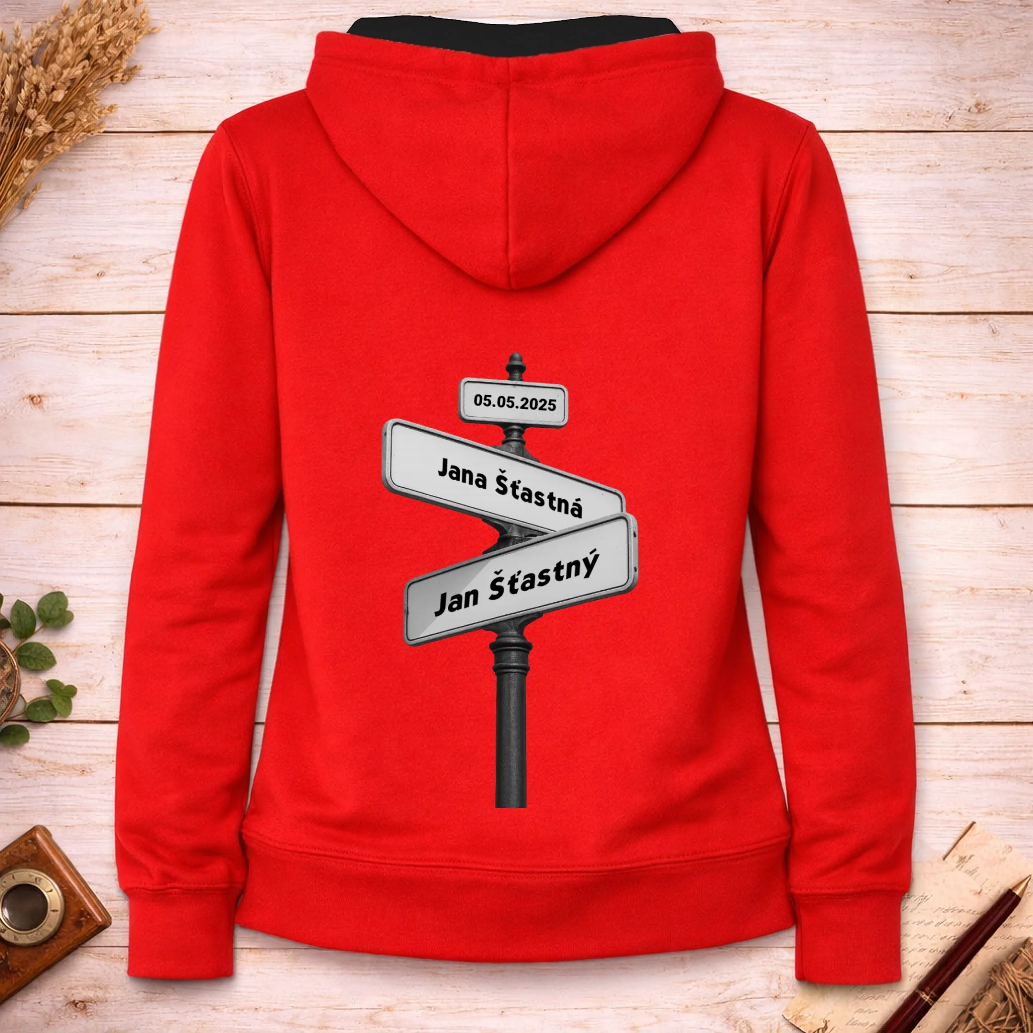 OD TOHO DNE JSME SPOLU dámská mikina s kapucí