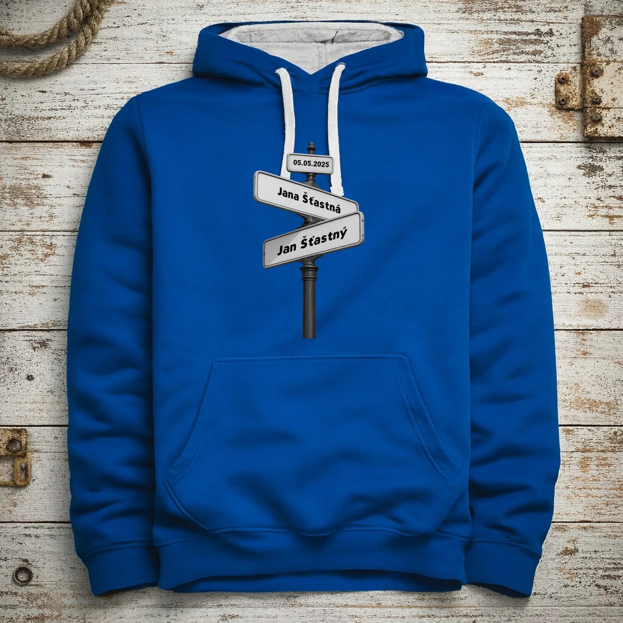 OD TOHO DNE JSME SPOLU pánská mikina s kapucí