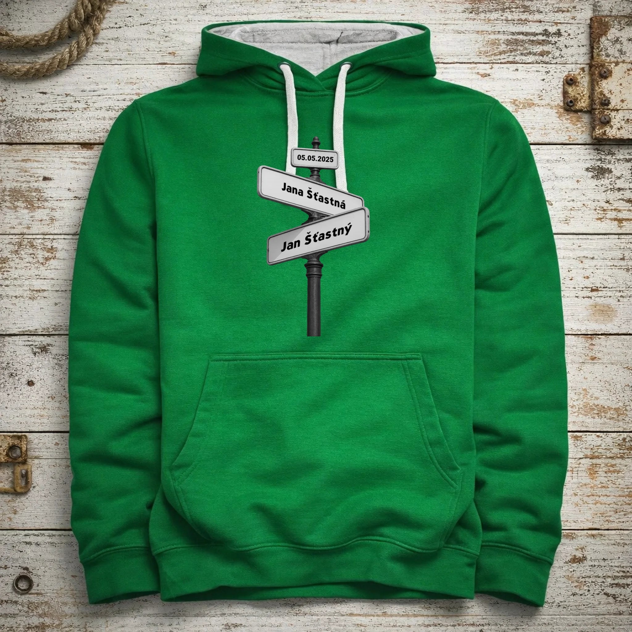 OD TOHO DNE JSME SPOLU pánská mikina s kapucí