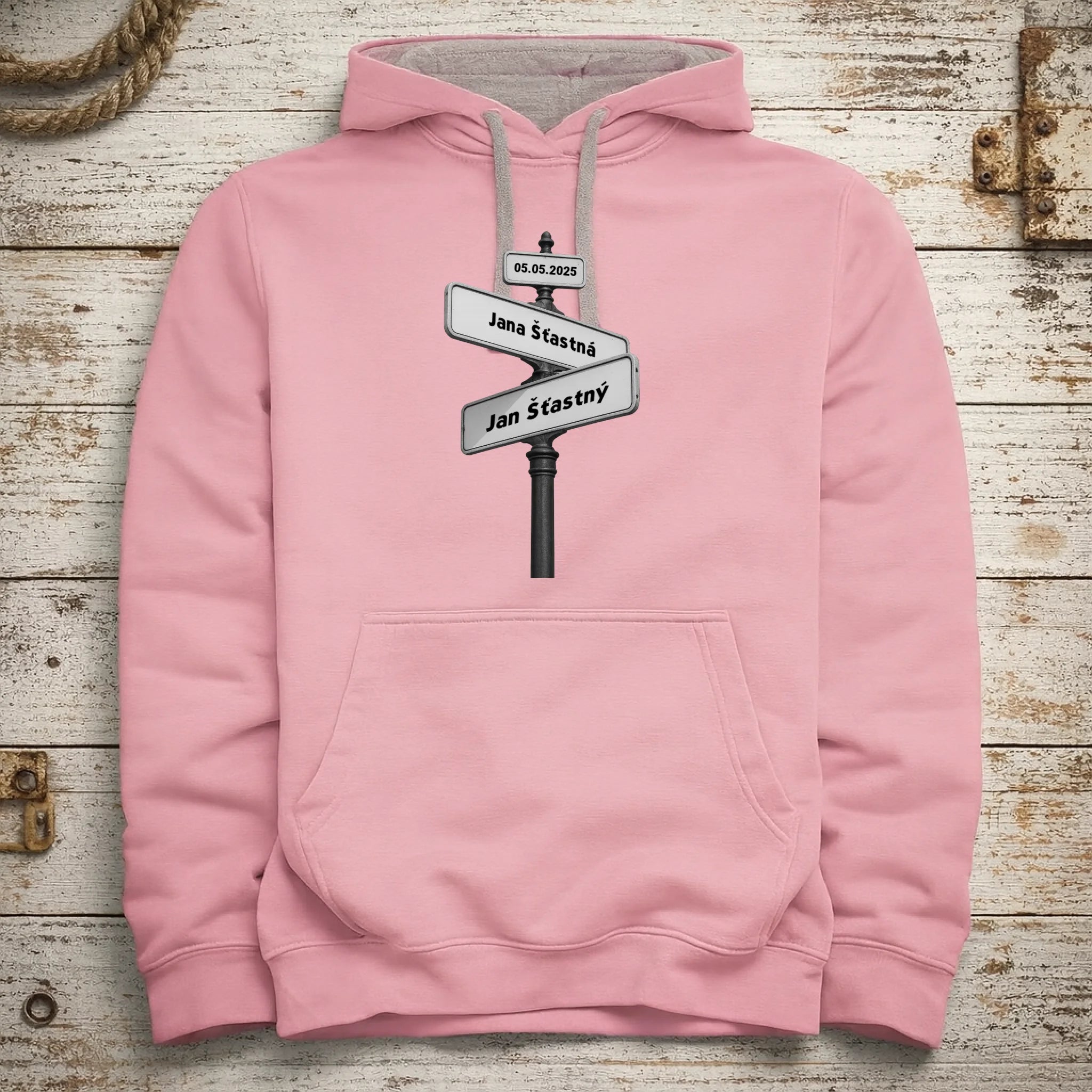 OD TOHO DNE JSME SPOLU pánská mikina s kapucí