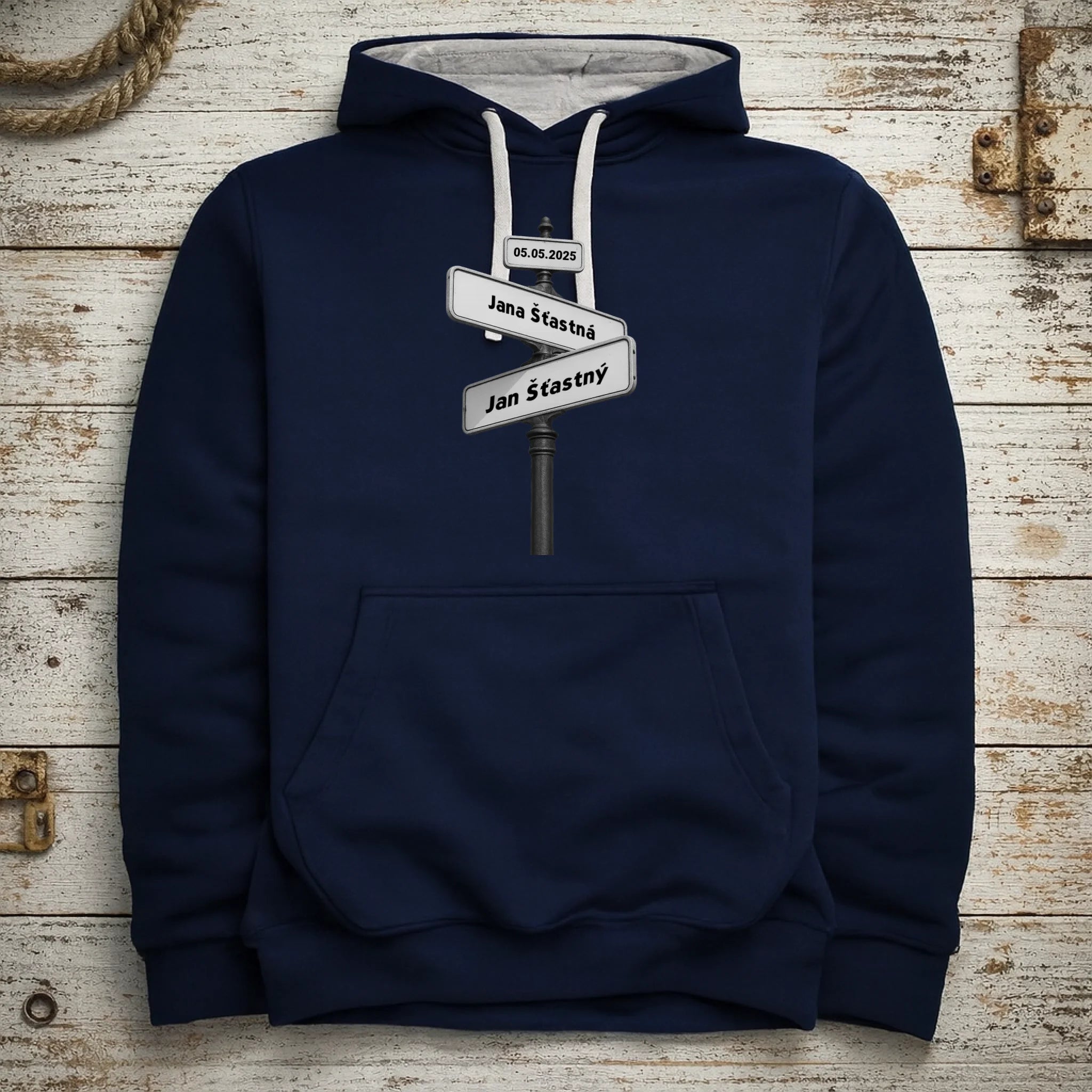 OD TOHO DNE JSME SPOLU pánská mikina s kapucí