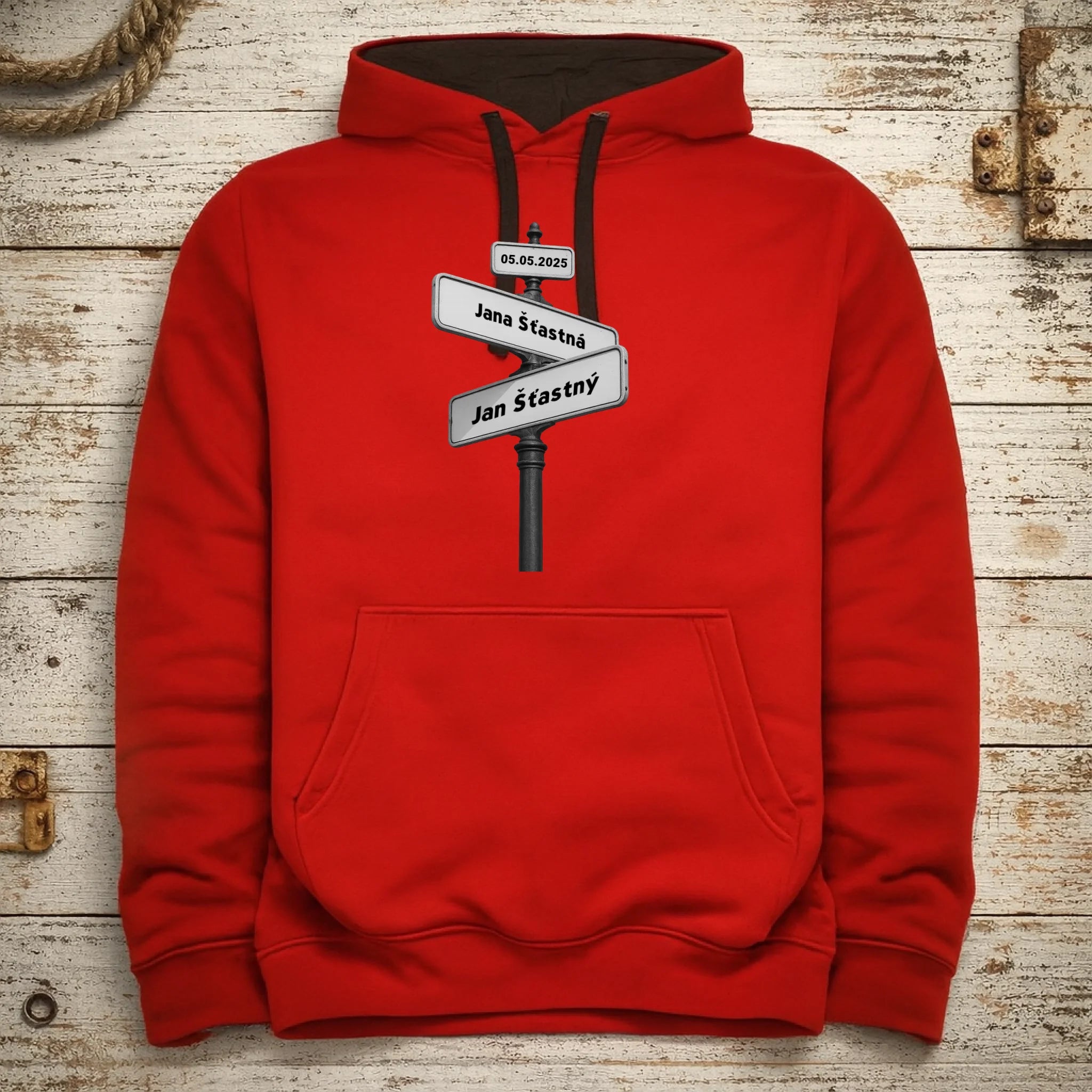 OD TOHO DNE JSME SPOLU pánská mikina s kapucí