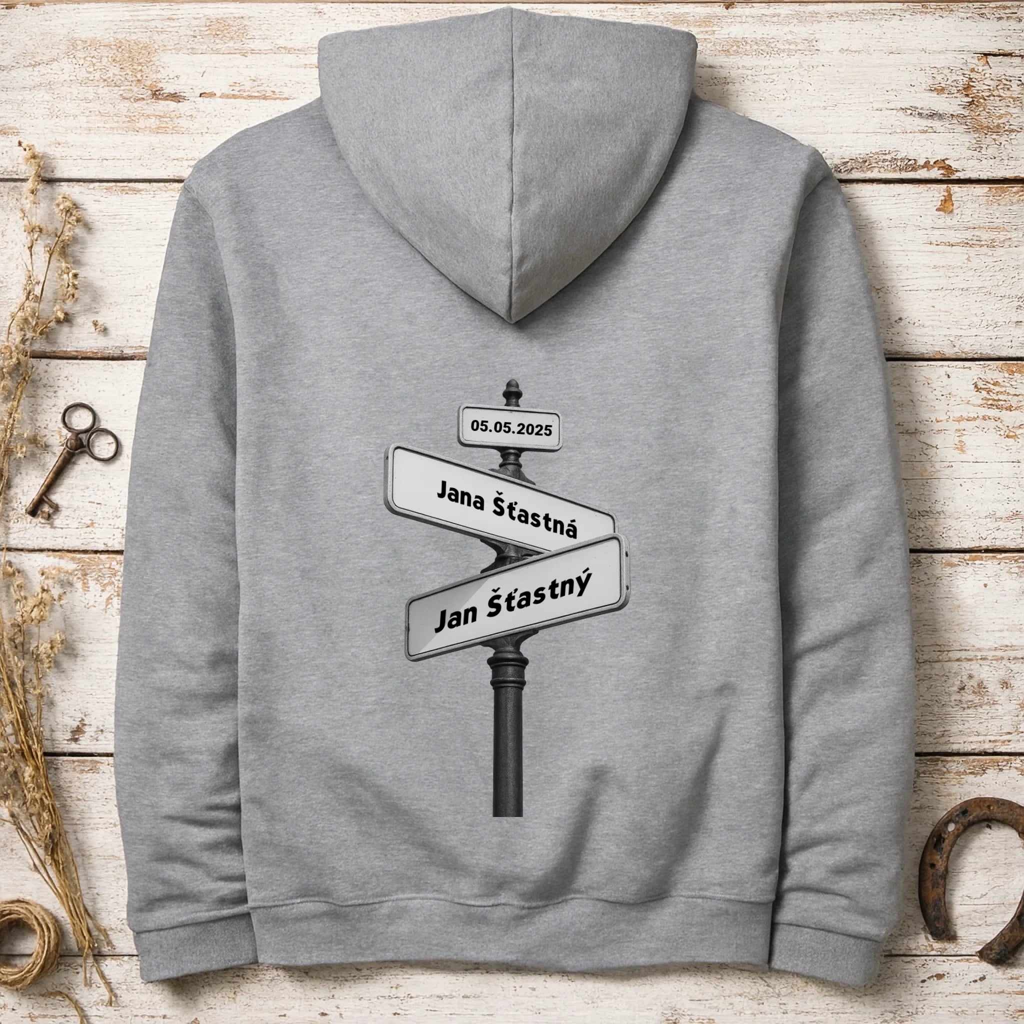 OD TOHO DNE JSME SPOLU pánská mikina s kapucí