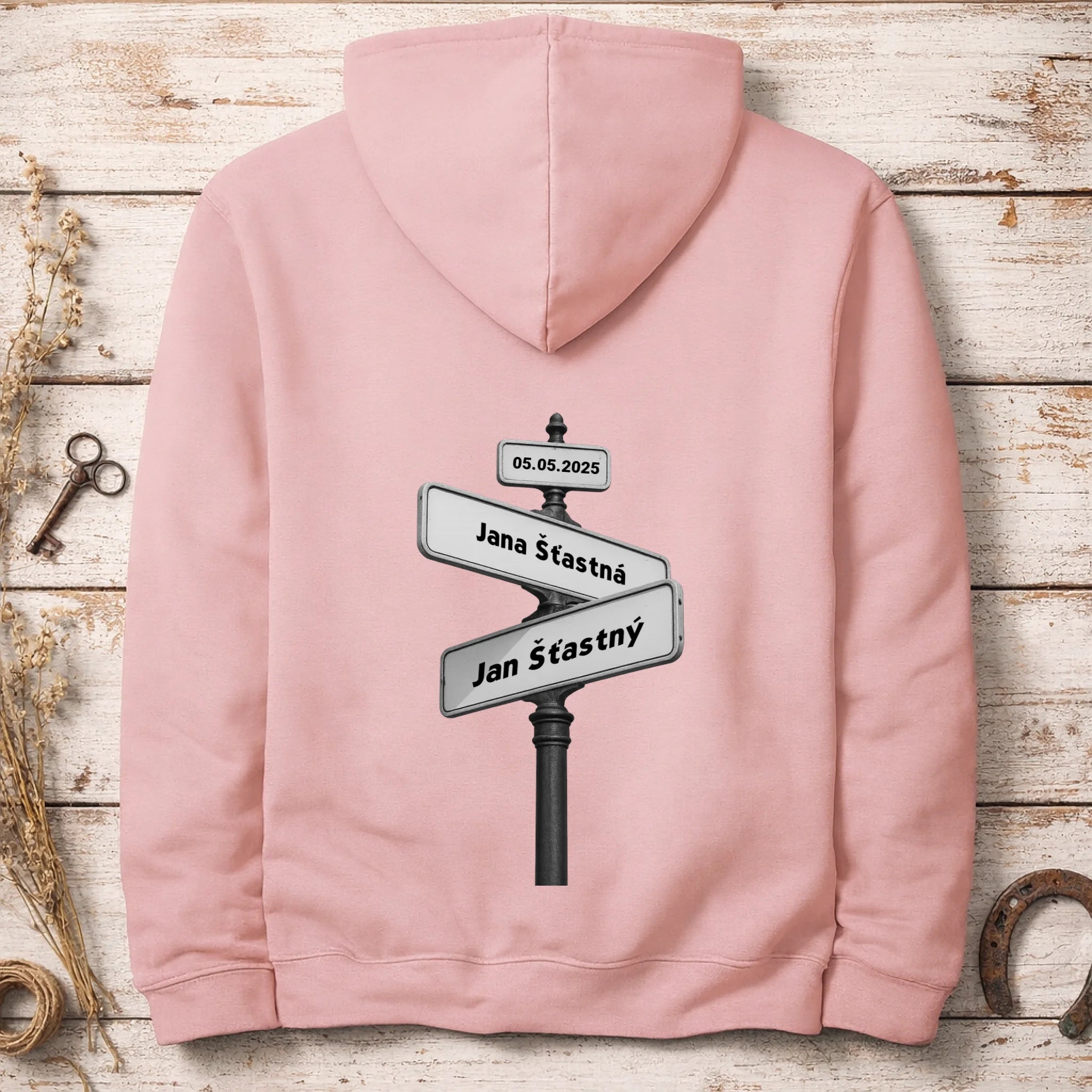 OD TOHO DNE JSME SPOLU pánská mikina s kapucí