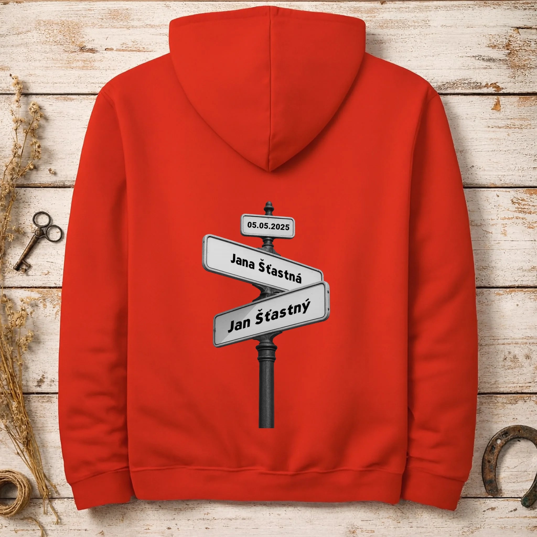 OD TOHO DNE JSME SPOLU pánská mikina s kapucí