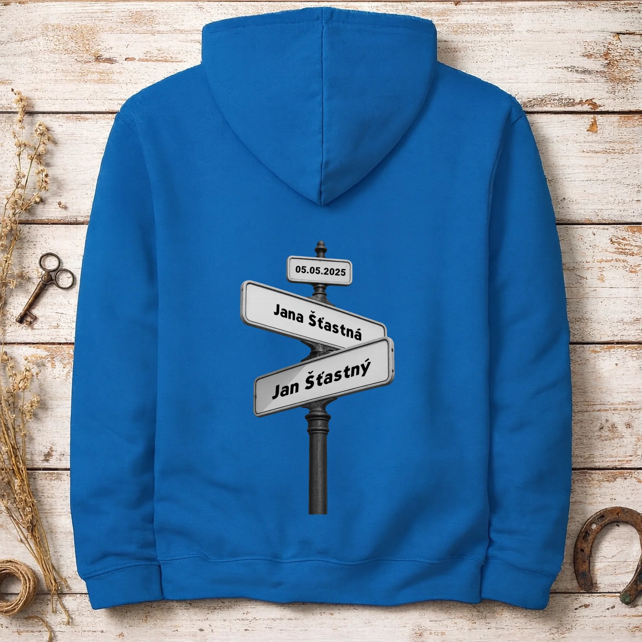 OD TOHO DNE JSME SPOLU pánská mikina s kapucí