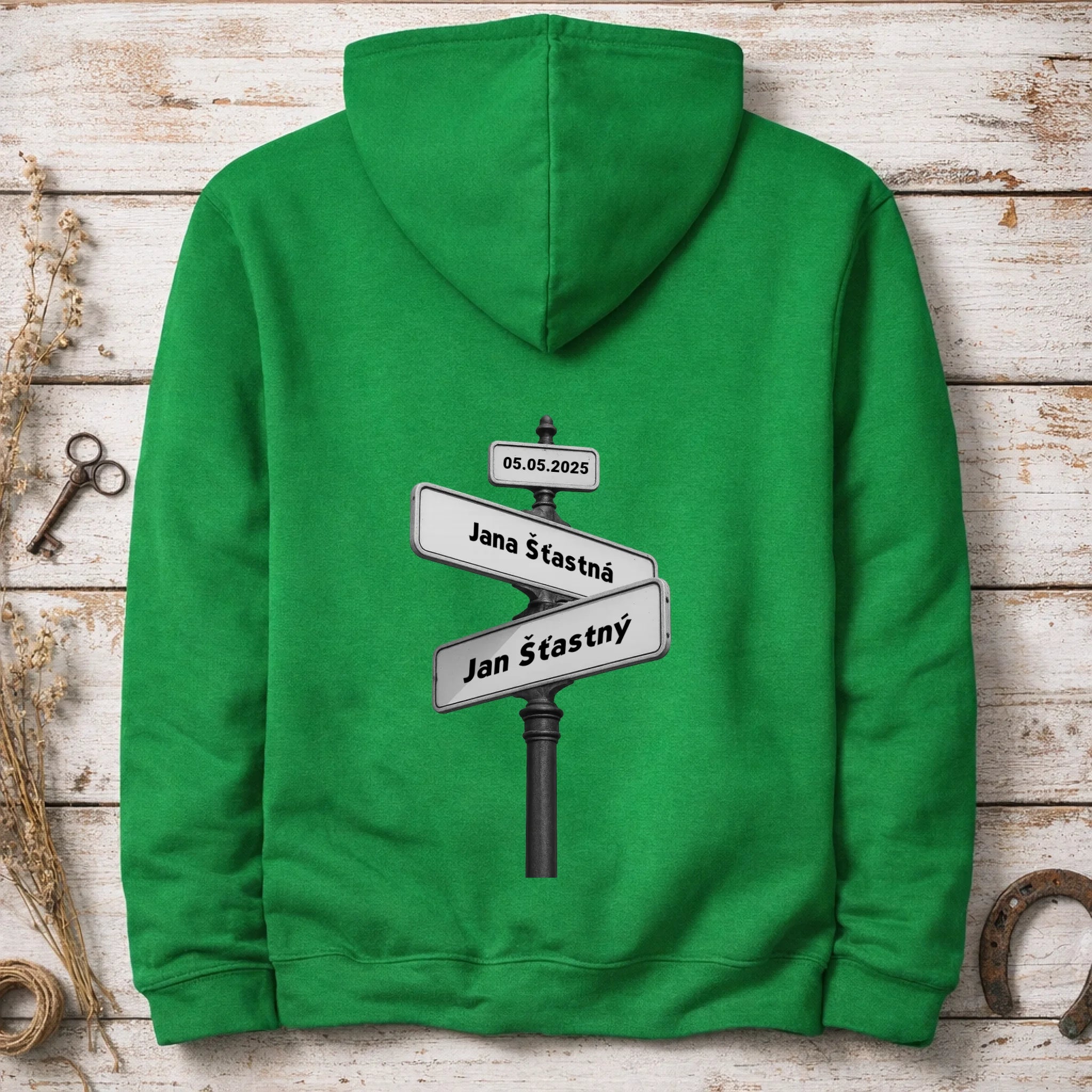 OD TOHO DNE JSME SPOLU pánská mikina s kapucí