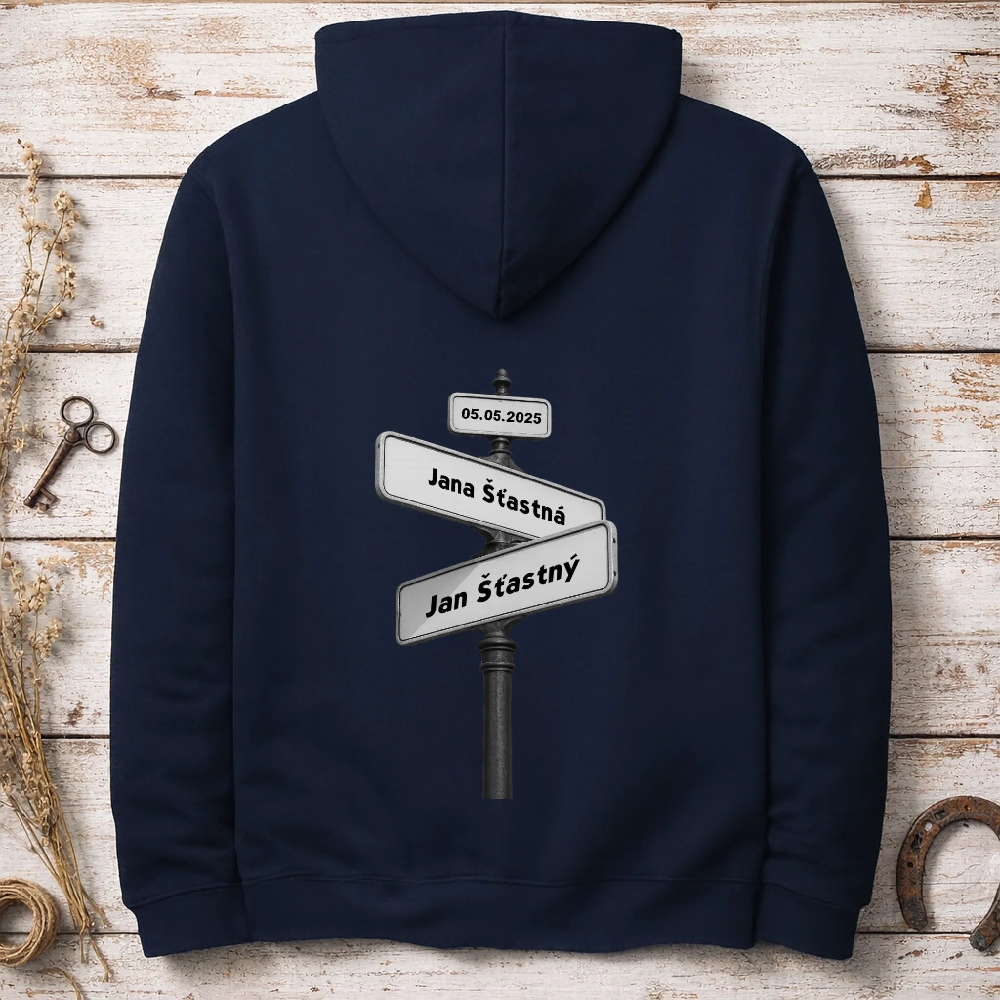 OD TOHO DNE JSME SPOLU pánská mikina s kapucí