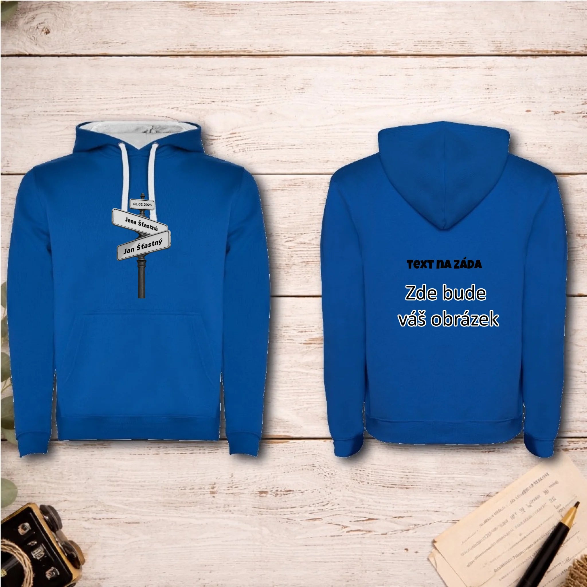 OD TOHO DNE JSME SPOLU pánská mikina s kapucí