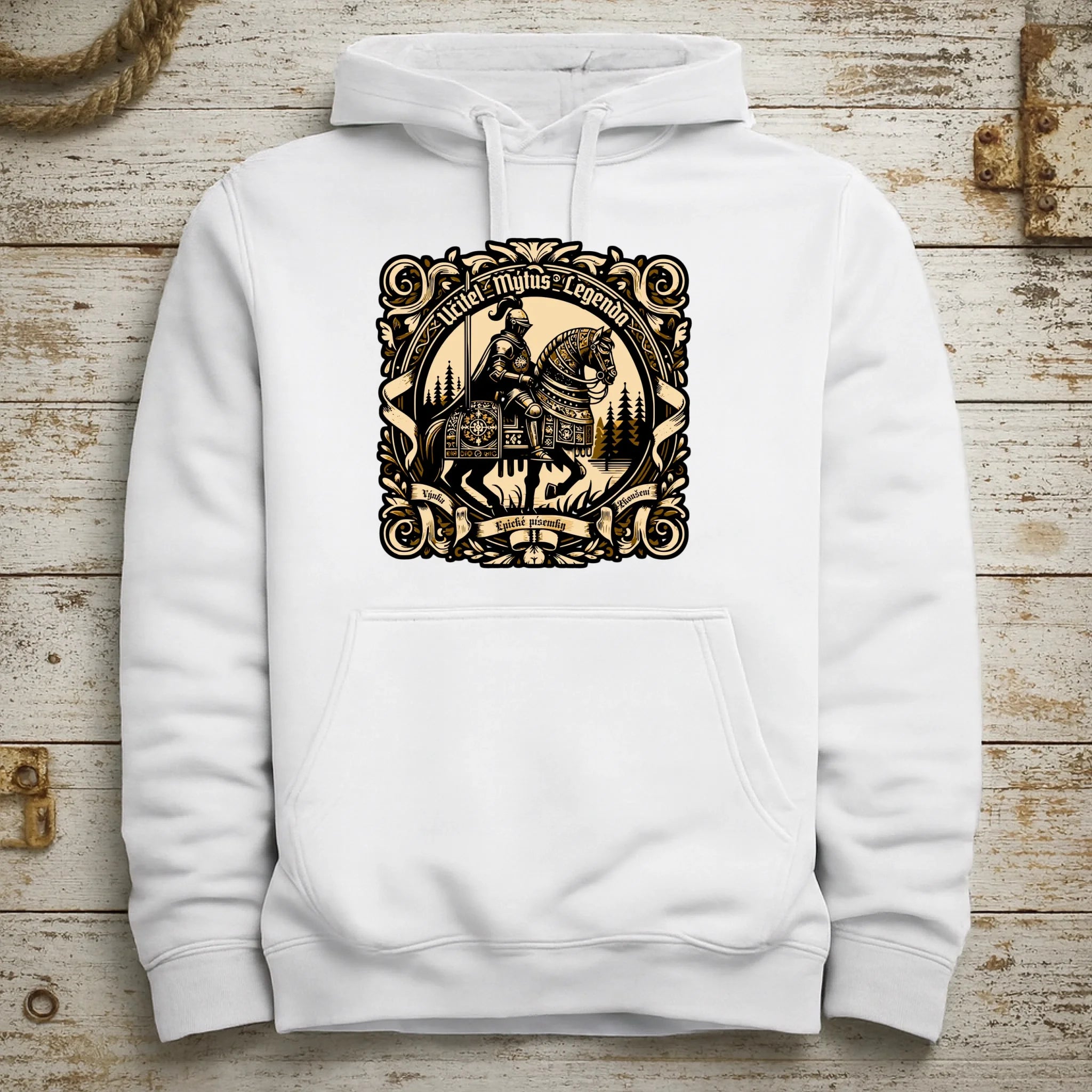 UČITEL (20+ motivů) MOŽNOST OBOUSTRANNĚHO POTISKU pánská mikina s kapucí