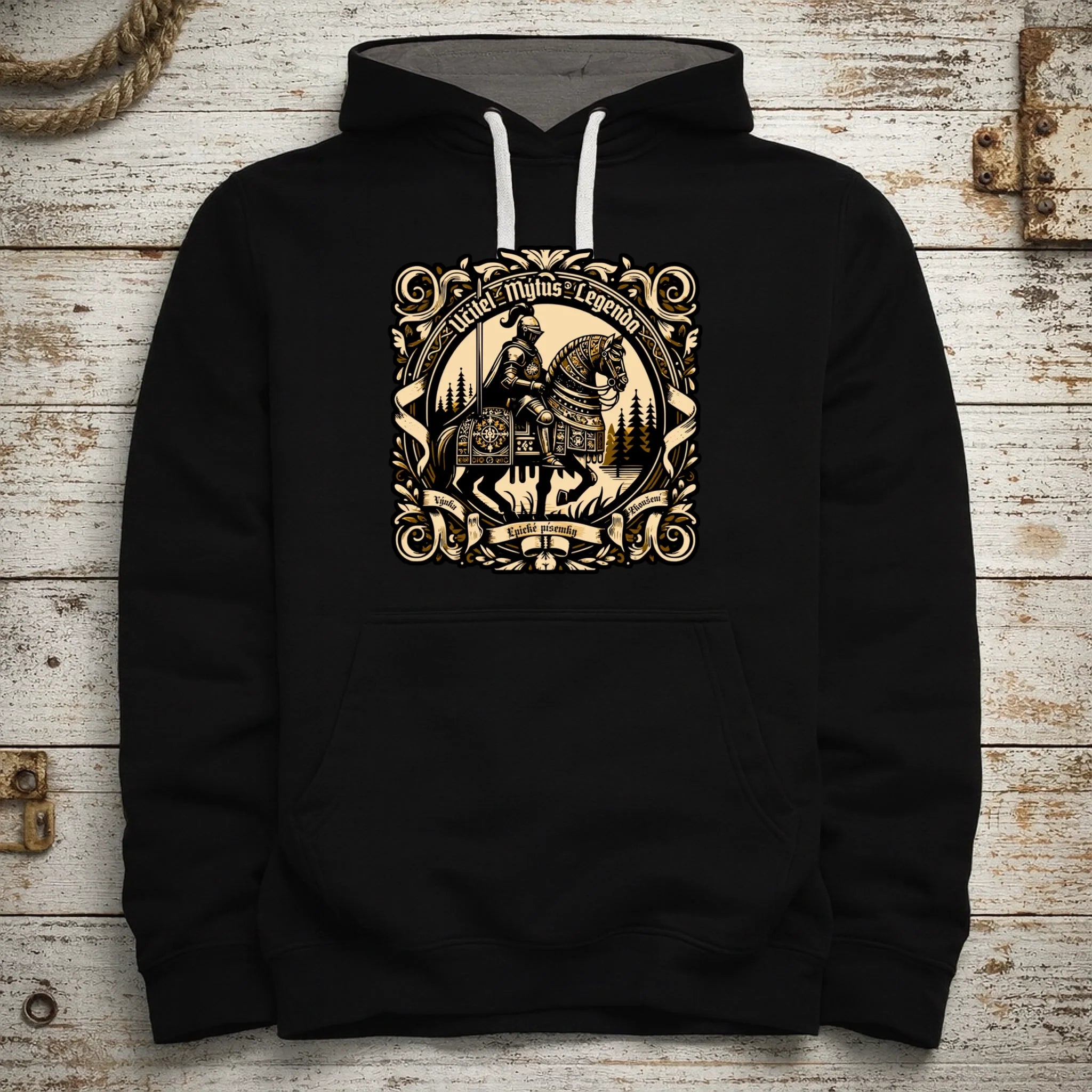 UČITEL (20+ motivů) MOŽNOST OBOUSTRANNĚHO POTISKU pánská mikina s kapucí