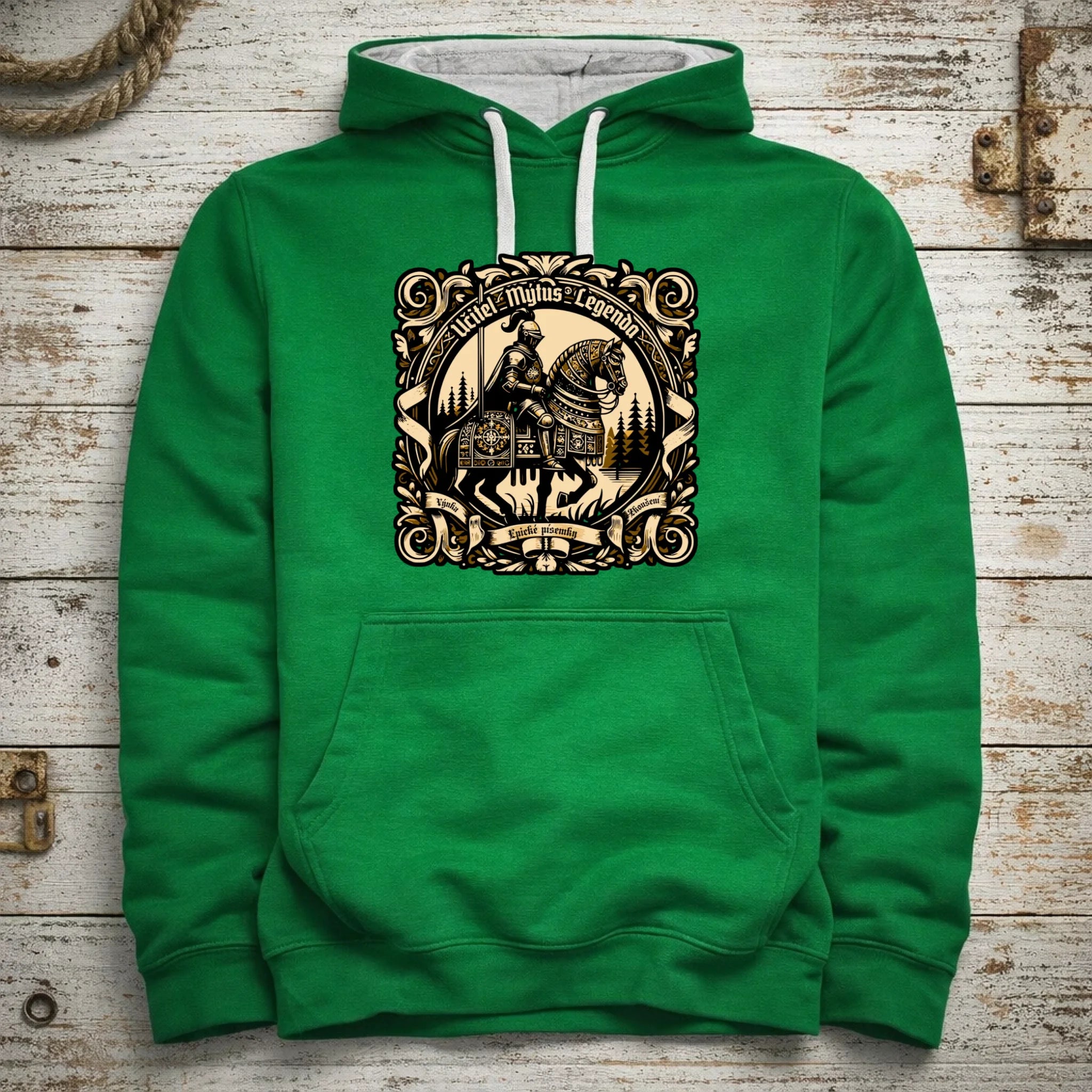 UČITEL (20+ motivů) MOŽNOST OBOUSTRANNĚHO POTISKU pánská mikina s kapucí