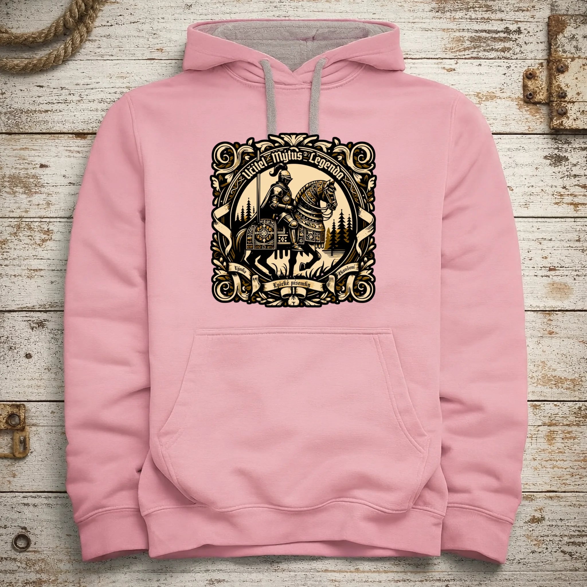 UČITEL (20+ motivů) MOŽNOST OBOUSTRANNĚHO POTISKU pánská mikina s kapucí