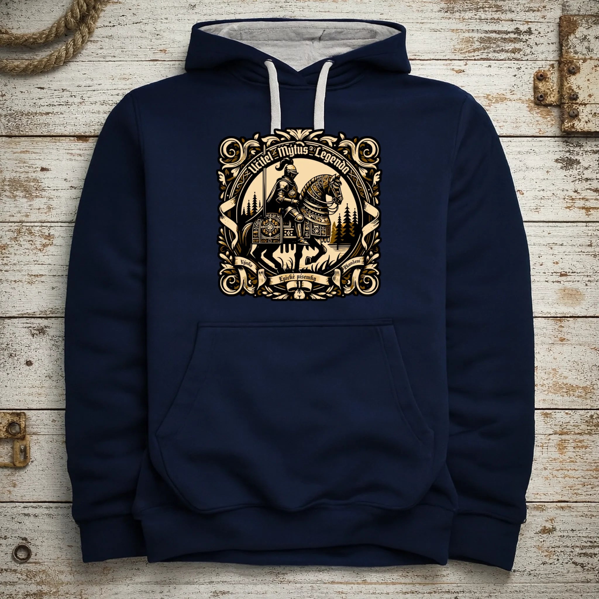 UČITEL (20+ motivů) MOŽNOST OBOUSTRANNĚHO POTISKU pánská mikina s kapucí