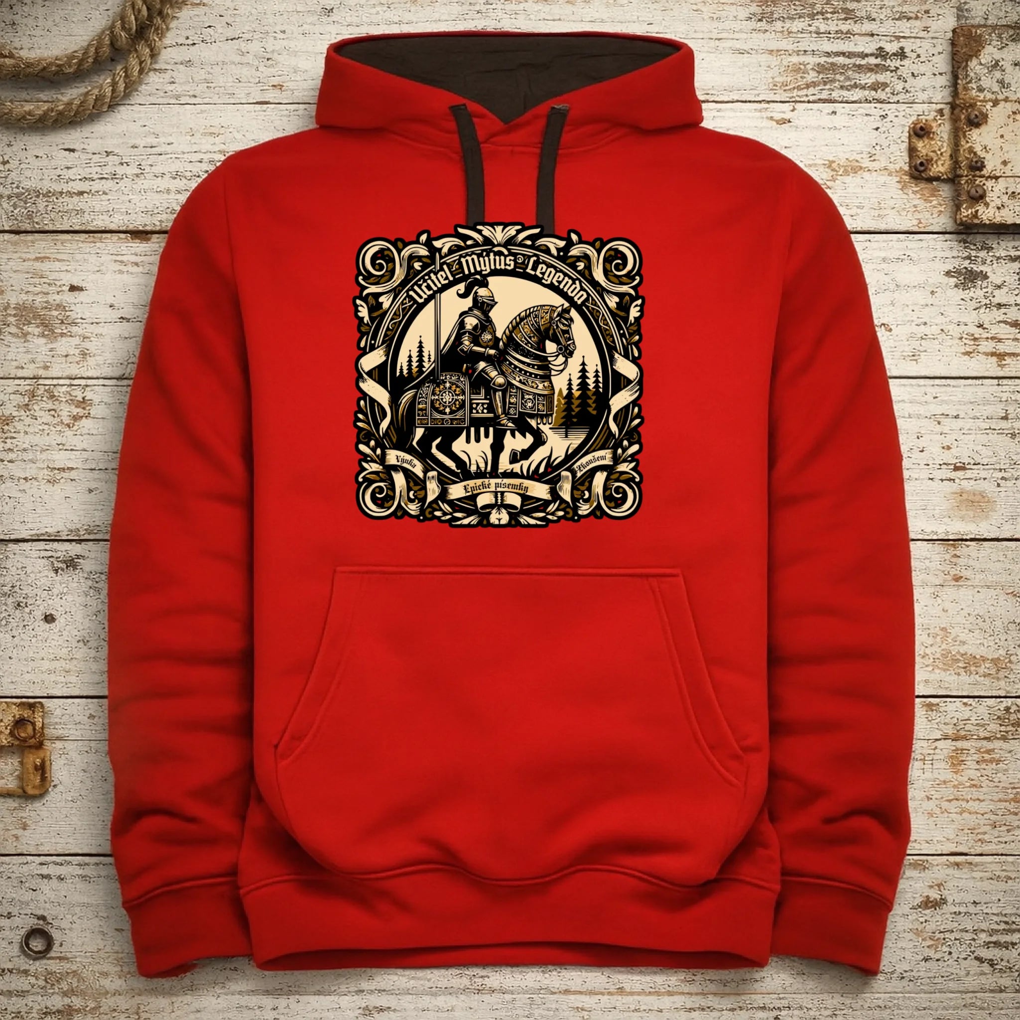 UČITEL (20+ motivů) MOŽNOST OBOUSTRANNĚHO POTISKU pánská mikina s kapucí