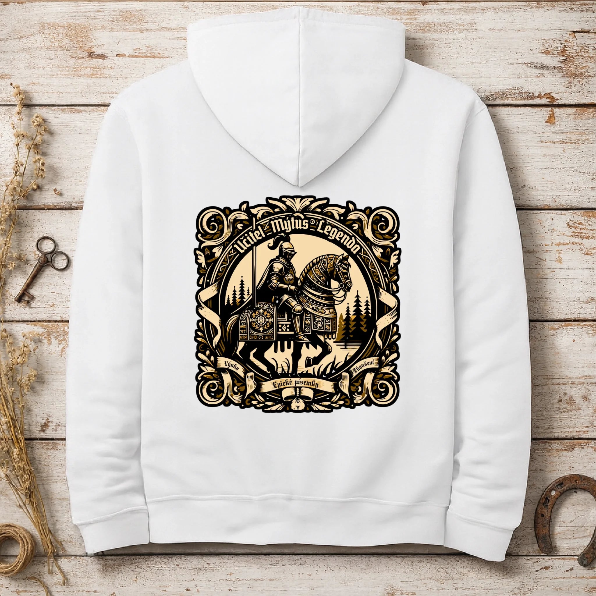 UČITEL (20+ motivů) MOŽNOST OBOUSTRANNĚHO POTISKU pánská mikina s kapucí