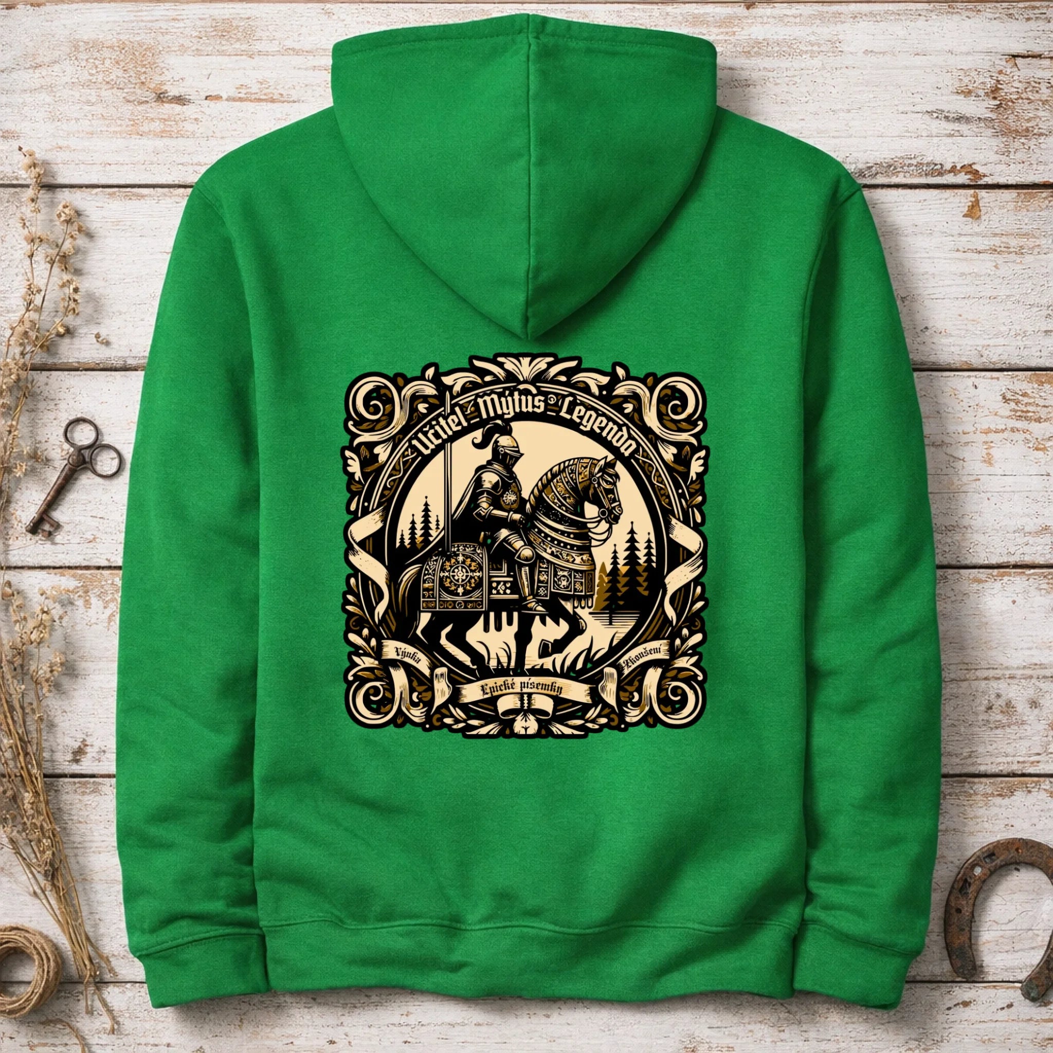 UČITEL (20+ motivů) MOŽNOST OBOUSTRANNĚHO POTISKU pánská mikina s kapucí