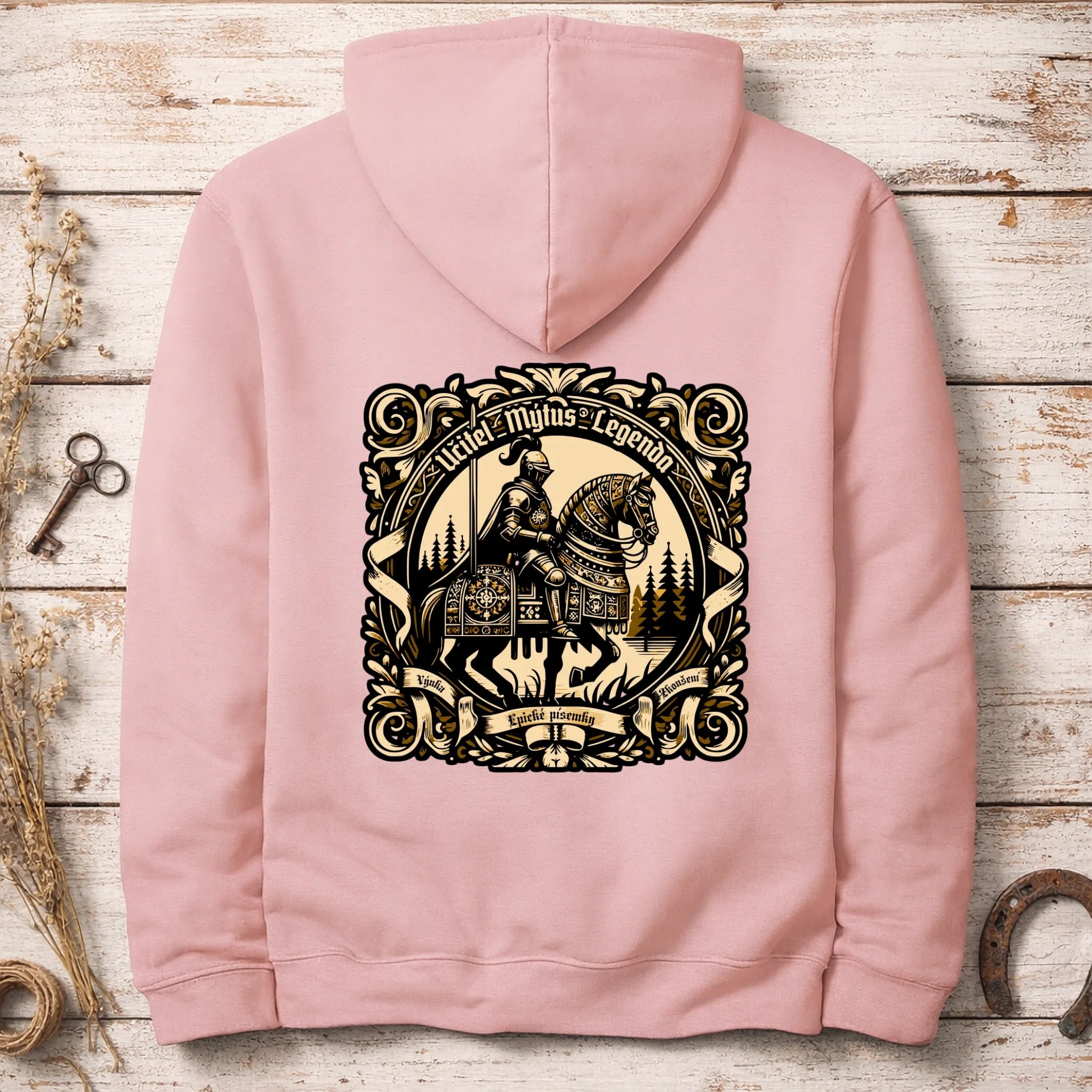 UČITEL (20+ motivů) MOŽNOST OBOUSTRANNĚHO POTISKU pánská mikina s kapucí