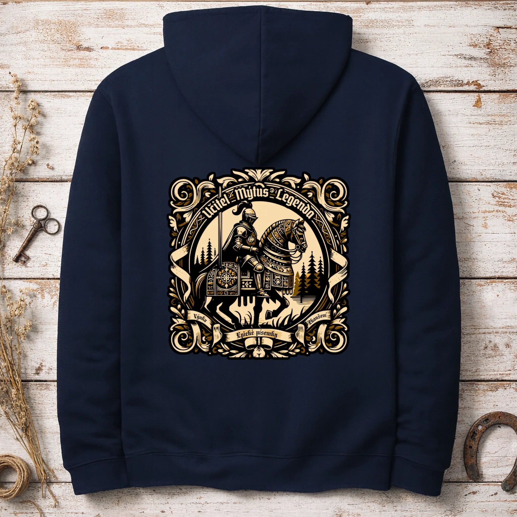 UČITEL (20+ motivů) MOŽNOST OBOUSTRANNĚHO POTISKU pánská mikina s kapucí