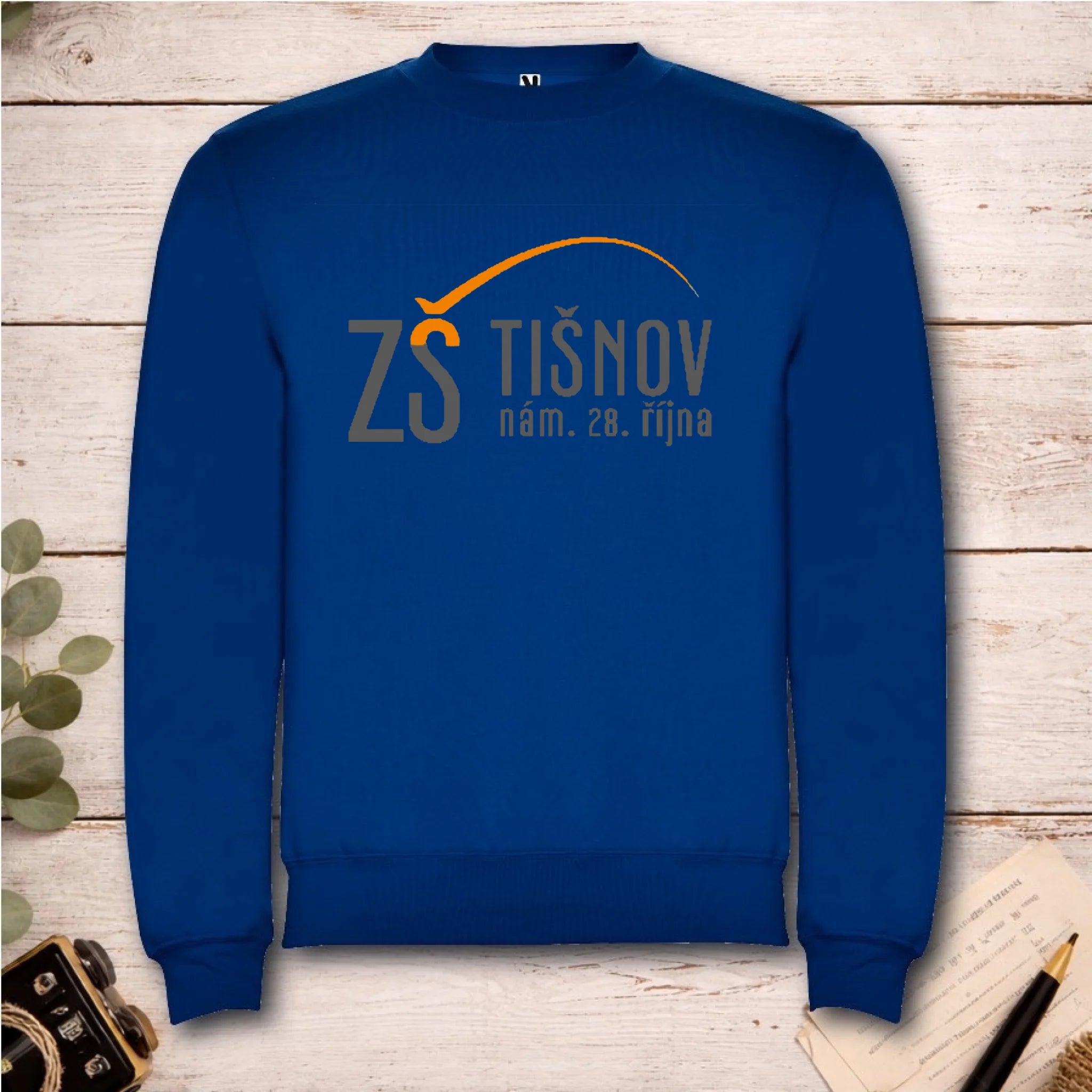 ZŠ Tišnov dětské velikosti mikina bez kapuce unisex