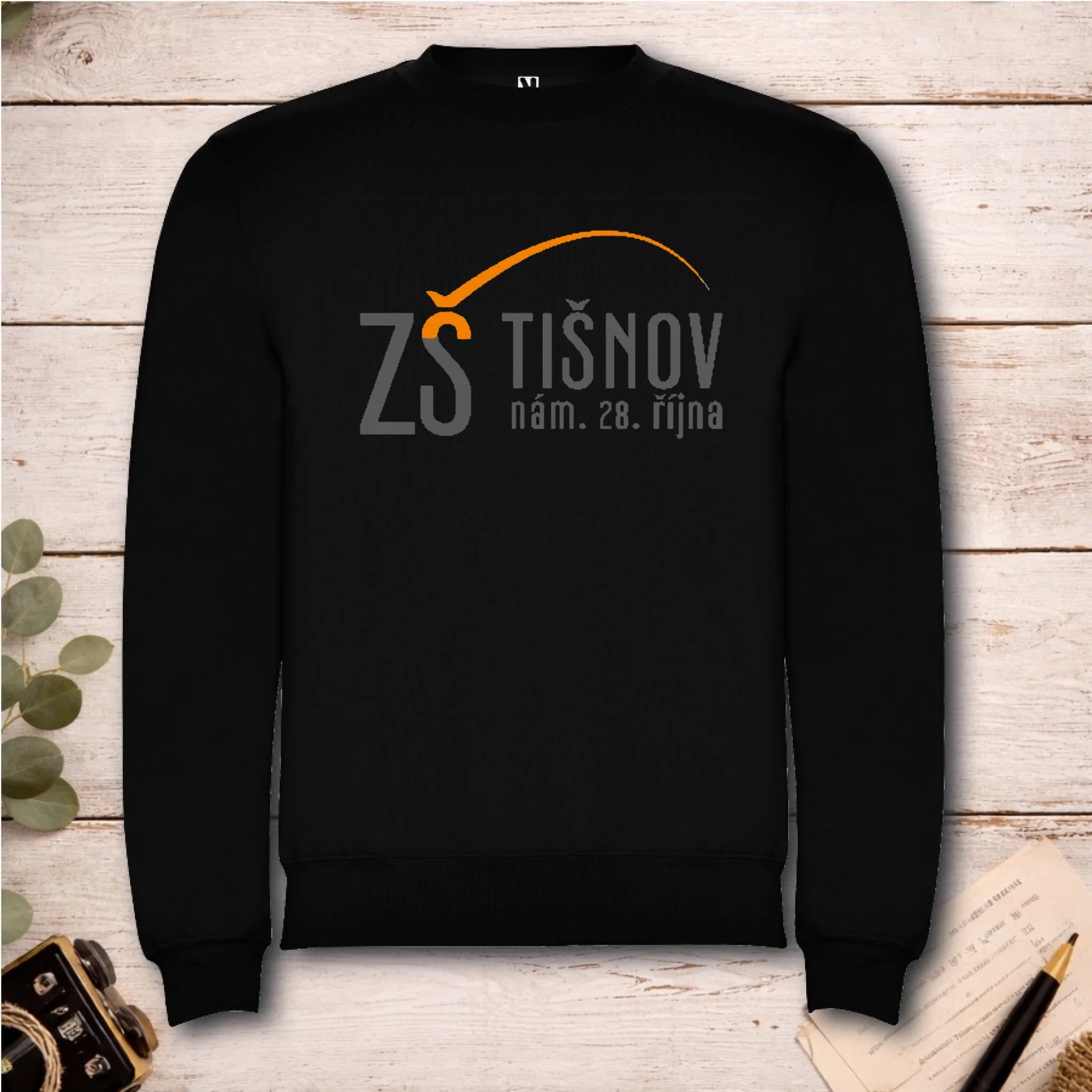 ZŠ Tišnov dětské velikosti mikina bez kapuce unisex