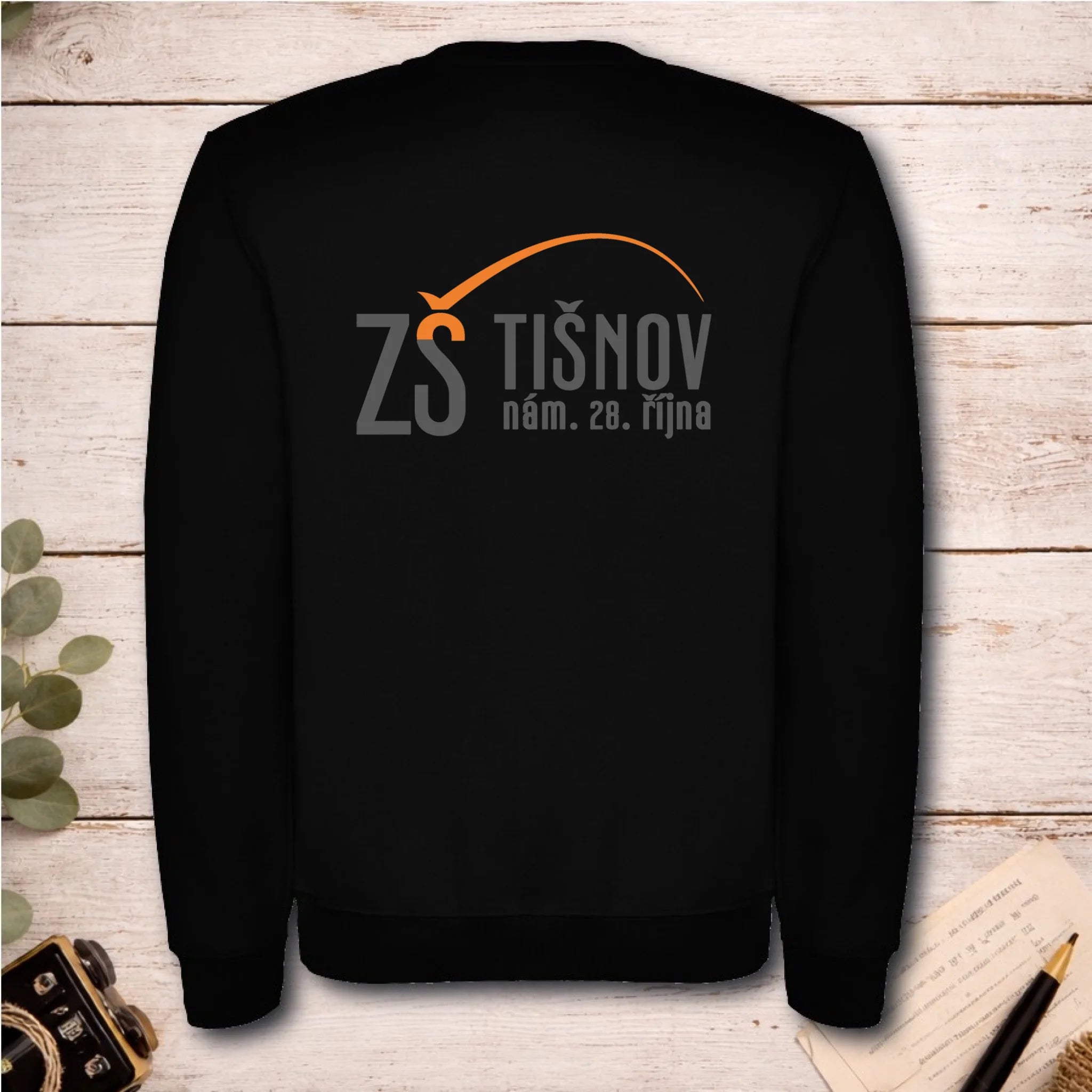 ZŠ Tišnov dětské velikosti mikina bez kapuce unisex