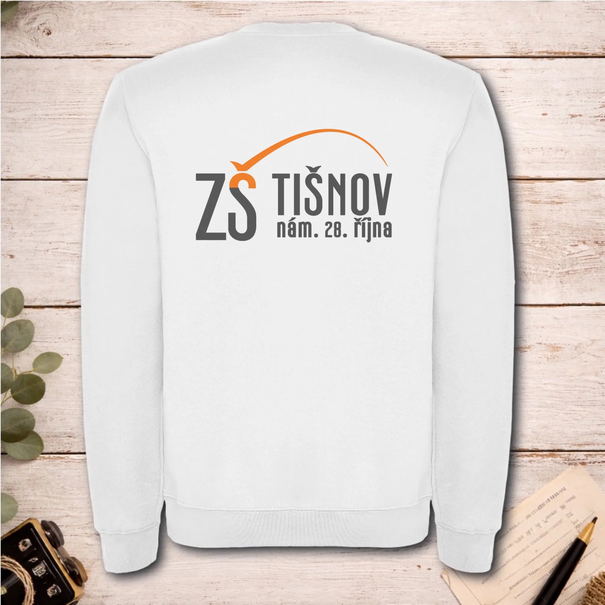 ZŠ Tišnov dětské velikosti mikina bez kapuce unisex