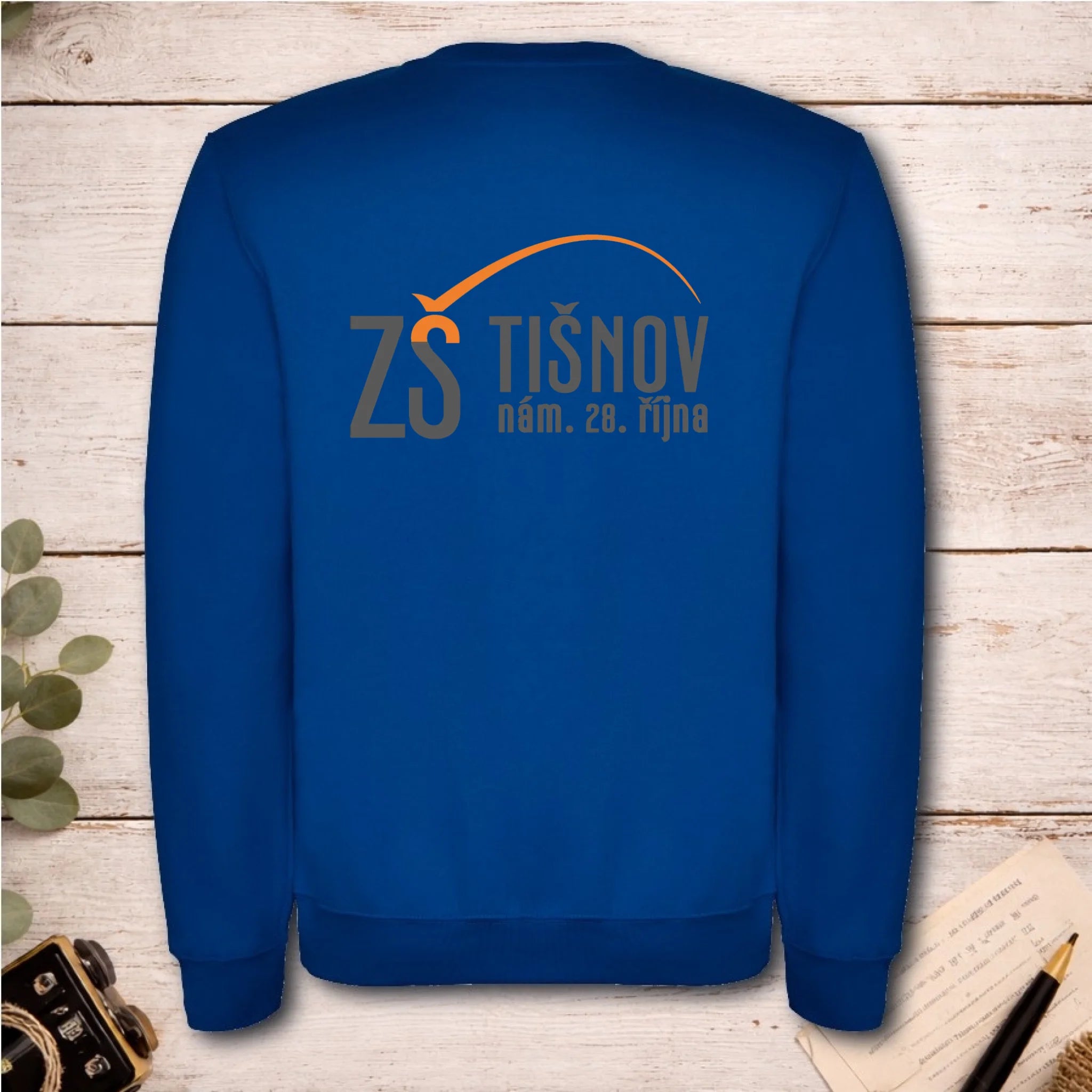 ZŠ Tišnov dětské velikosti mikina bez kapuce unisex