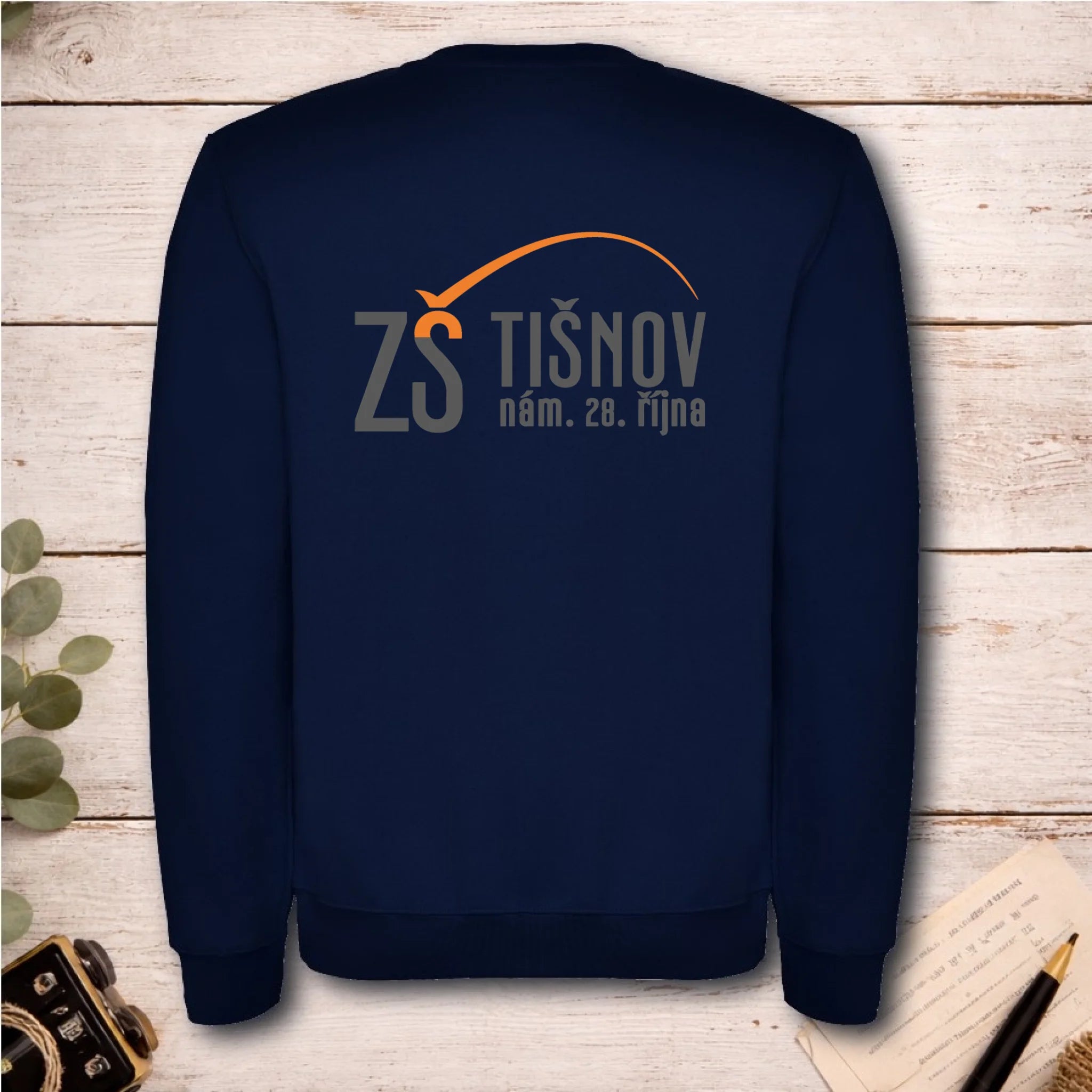 ZŠ Tišnov dětské velikosti mikina bez kapuce unisex