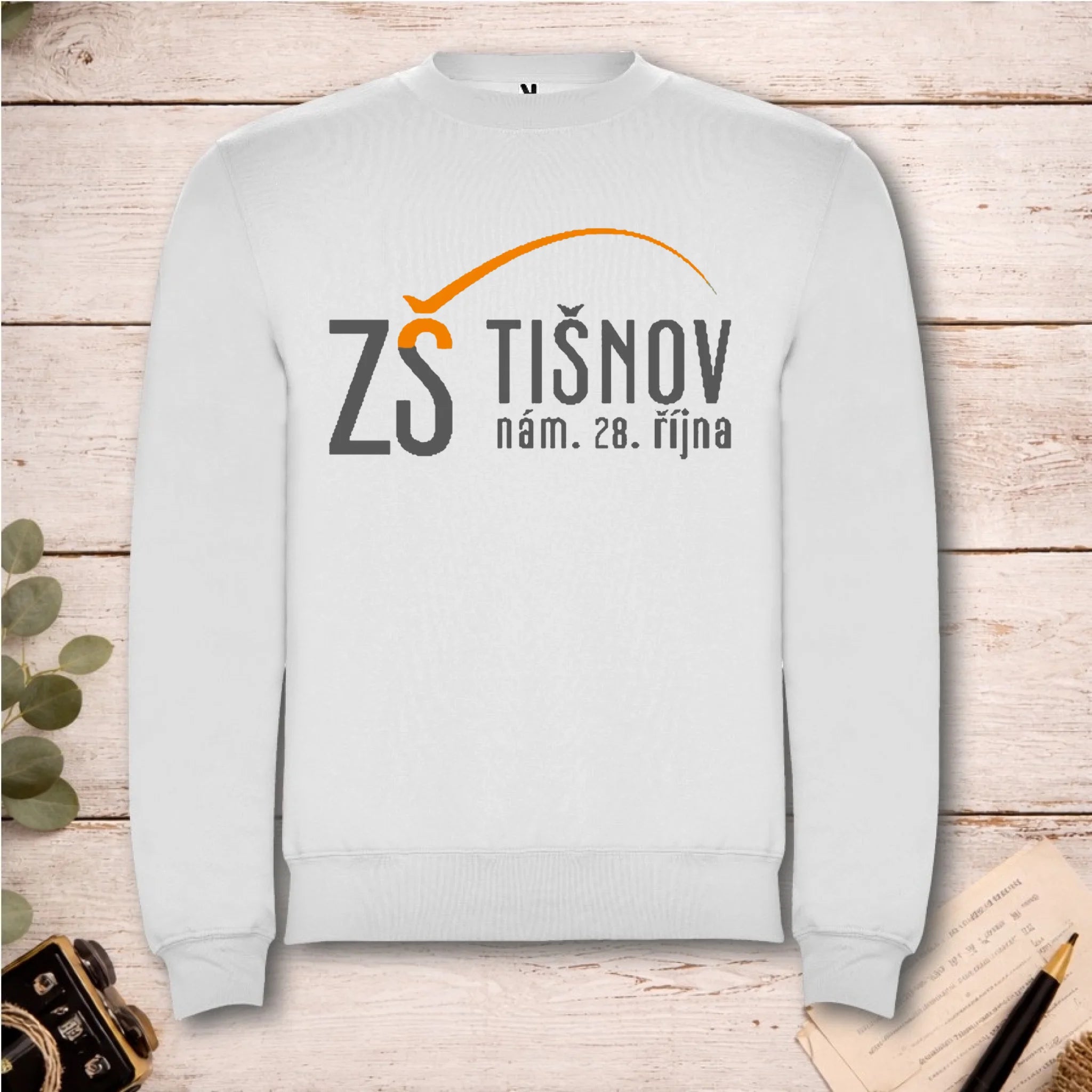 ZŠ Tišnov dospělé velikosti mikina bez kapuce unisex