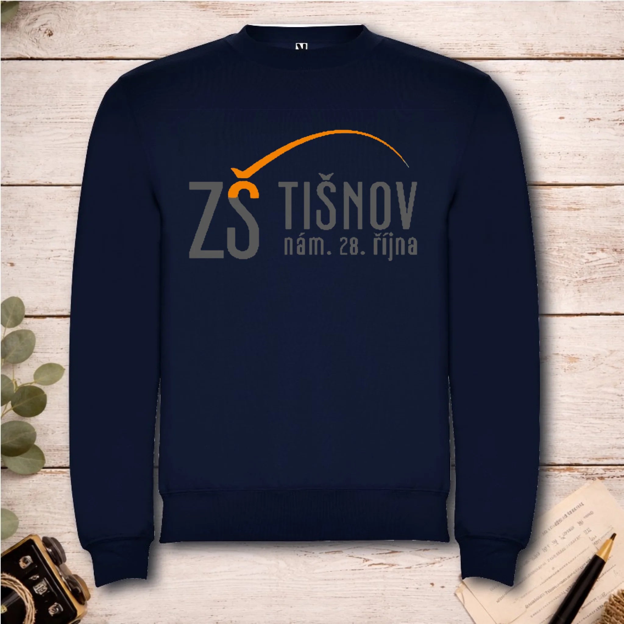 ZŠ Tišnov dospělé velikosti mikina bez kapuce unisex