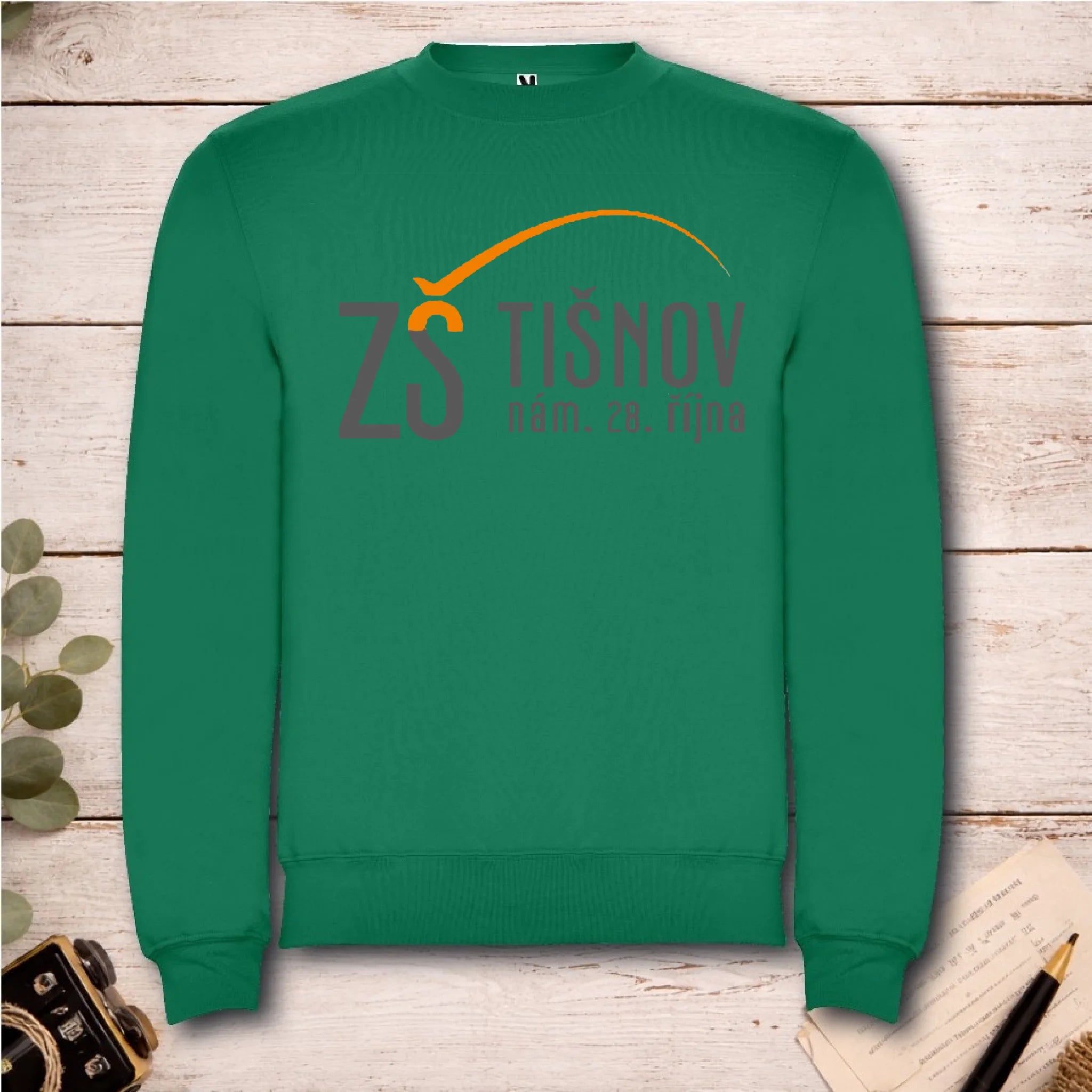 ZŠ Tišnov dospělé velikosti mikina bez kapuce unisex