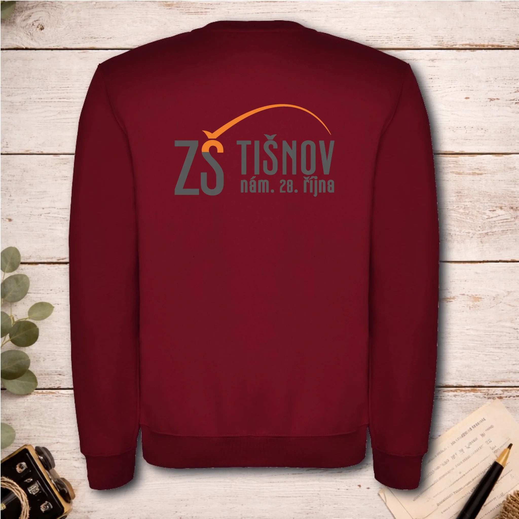 ZŠ Tišnov dospělé velikosti mikina bez kapuce unisex