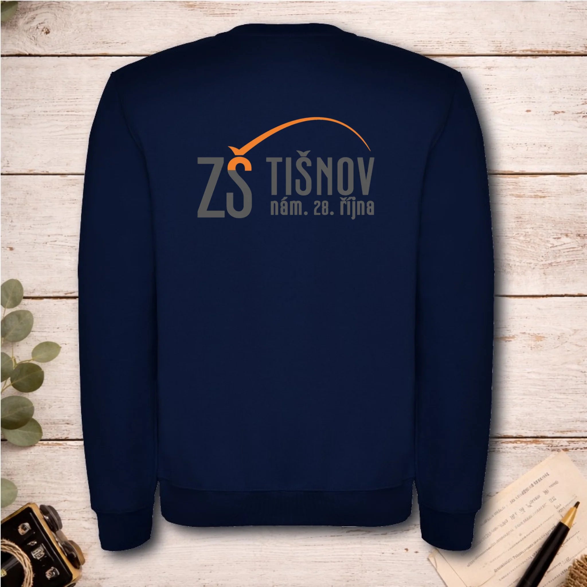 ZŠ Tišnov dospělé velikosti mikina bez kapuce unisex