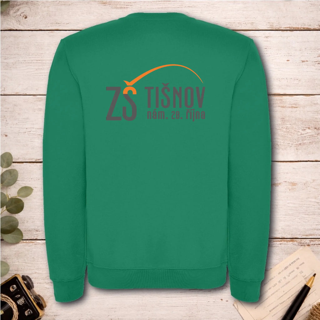 ZŠ Tišnov dospělé velikosti mikina bez kapuce unisex