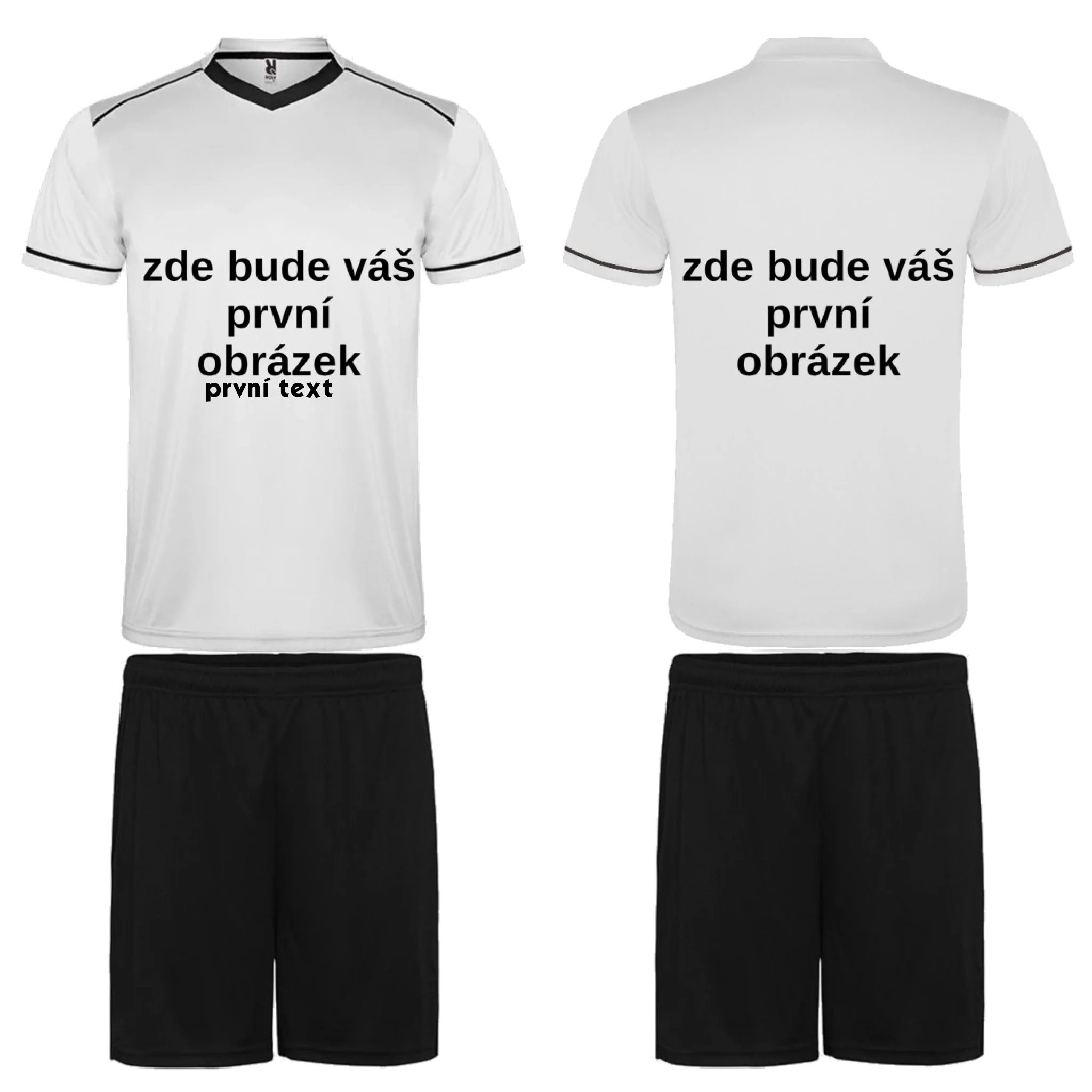Sportovní dres UNITED Sportovní dres UNITED bílá černá