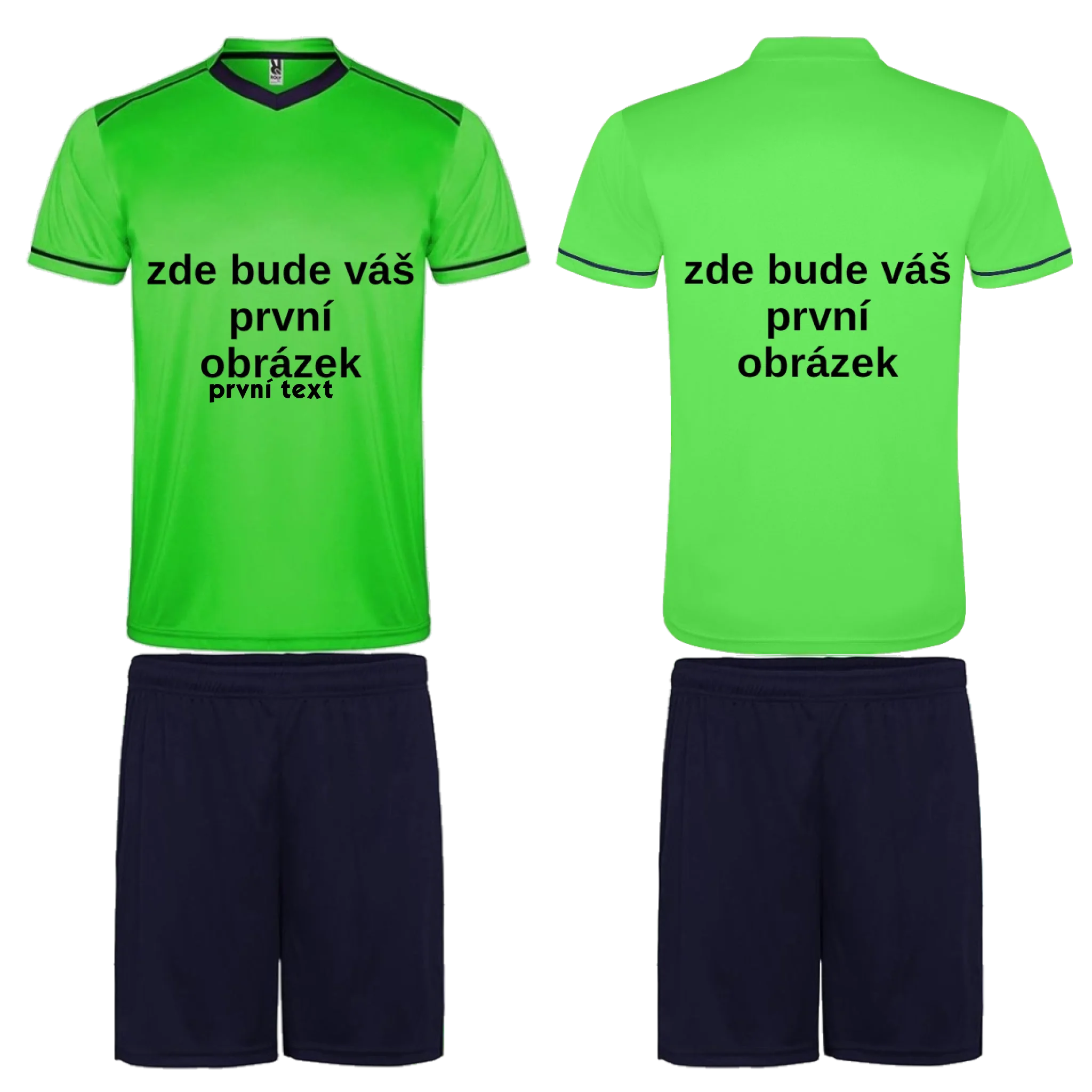 Sportovní dres UNITED Sportovní dres UNITED zelená námořnická modrá