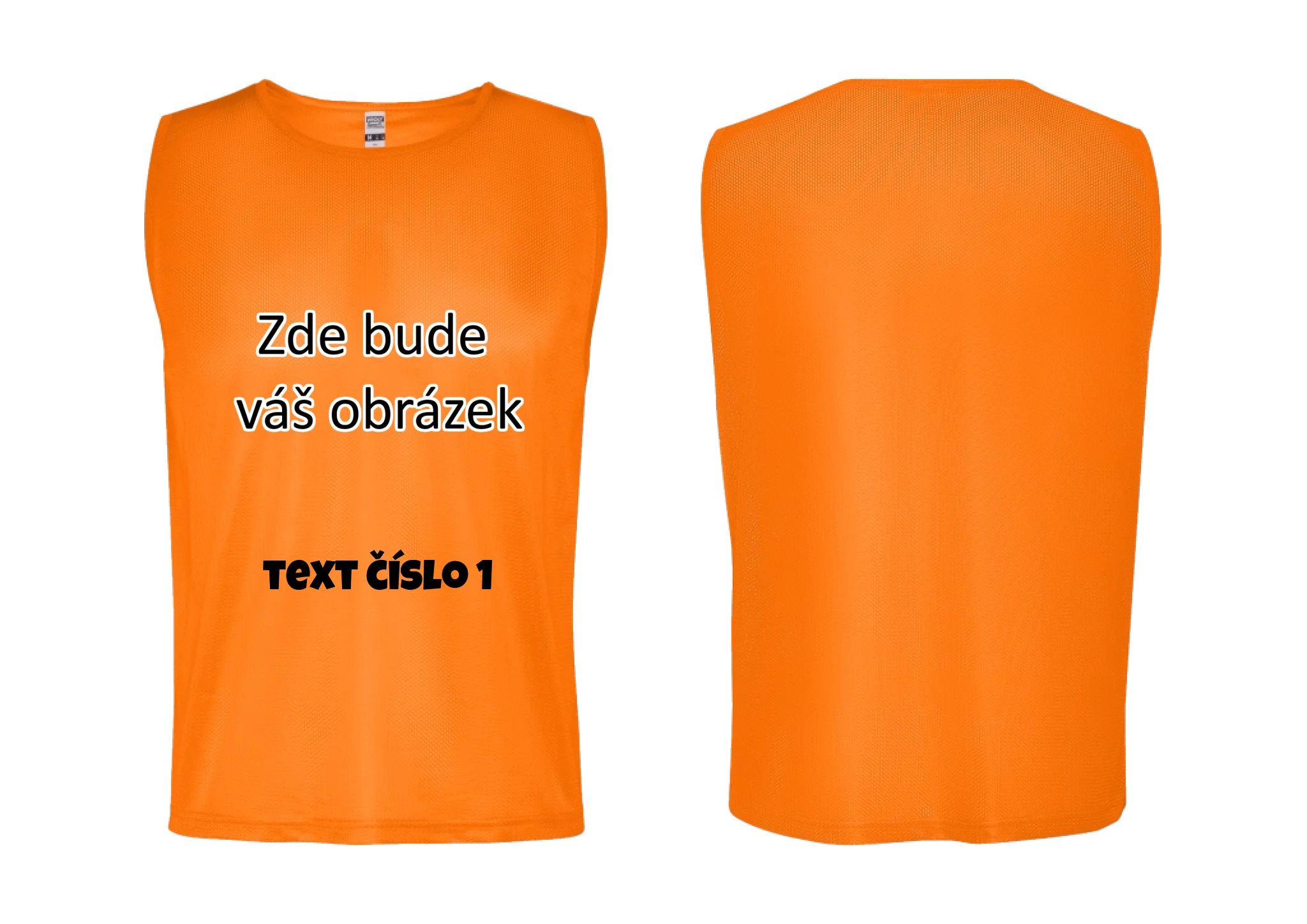 Rozlišovací dres ROMA Rozlišovák ROMA oranžová