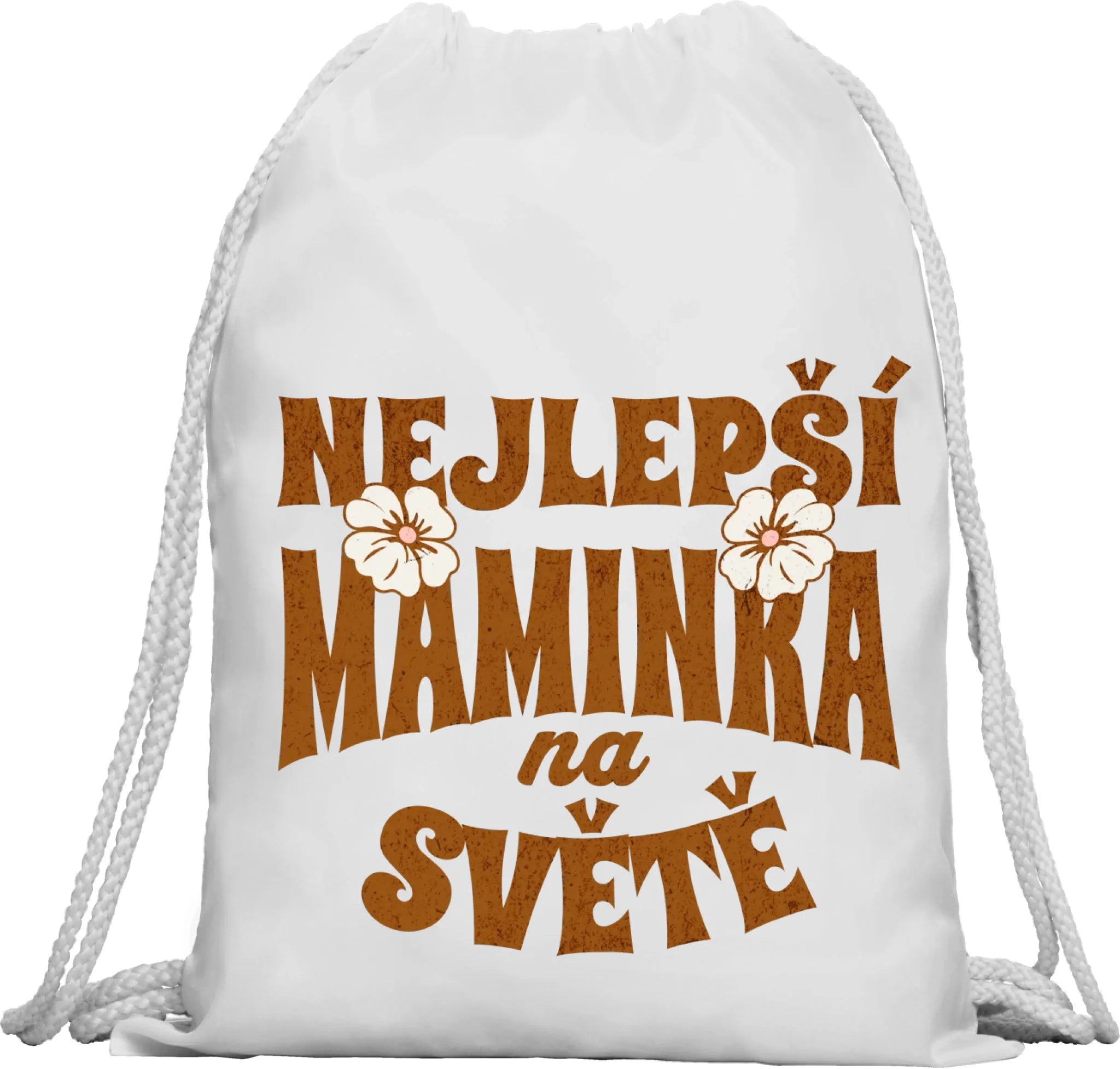 NEJ MÁMA (výběr z 20 motivů) batoh, taška Multifunkční batoh KAGU bílá 35x45 cm