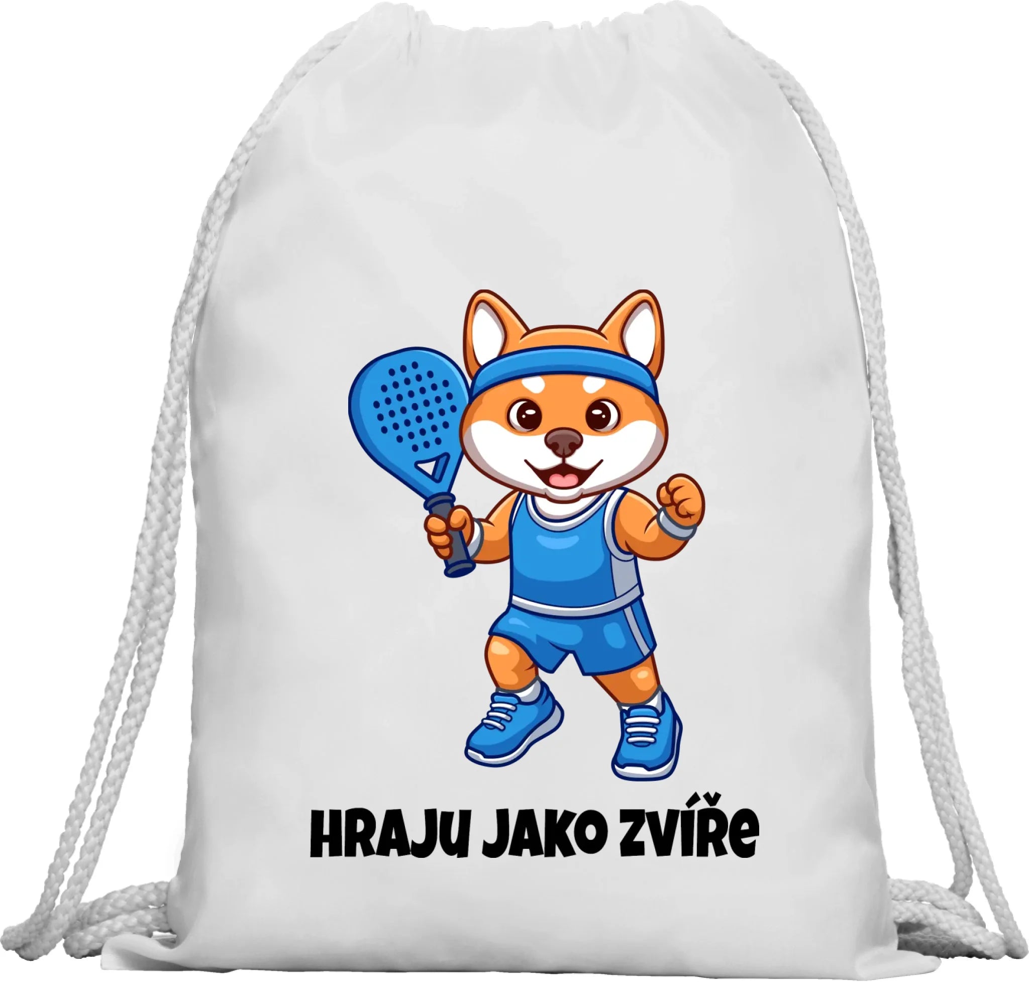 HRAJU JAKO ZVÍŘE (výběr ze 3 motivů) batoh, taška Multifunkční batoh KAGU bílá 35x45 cm